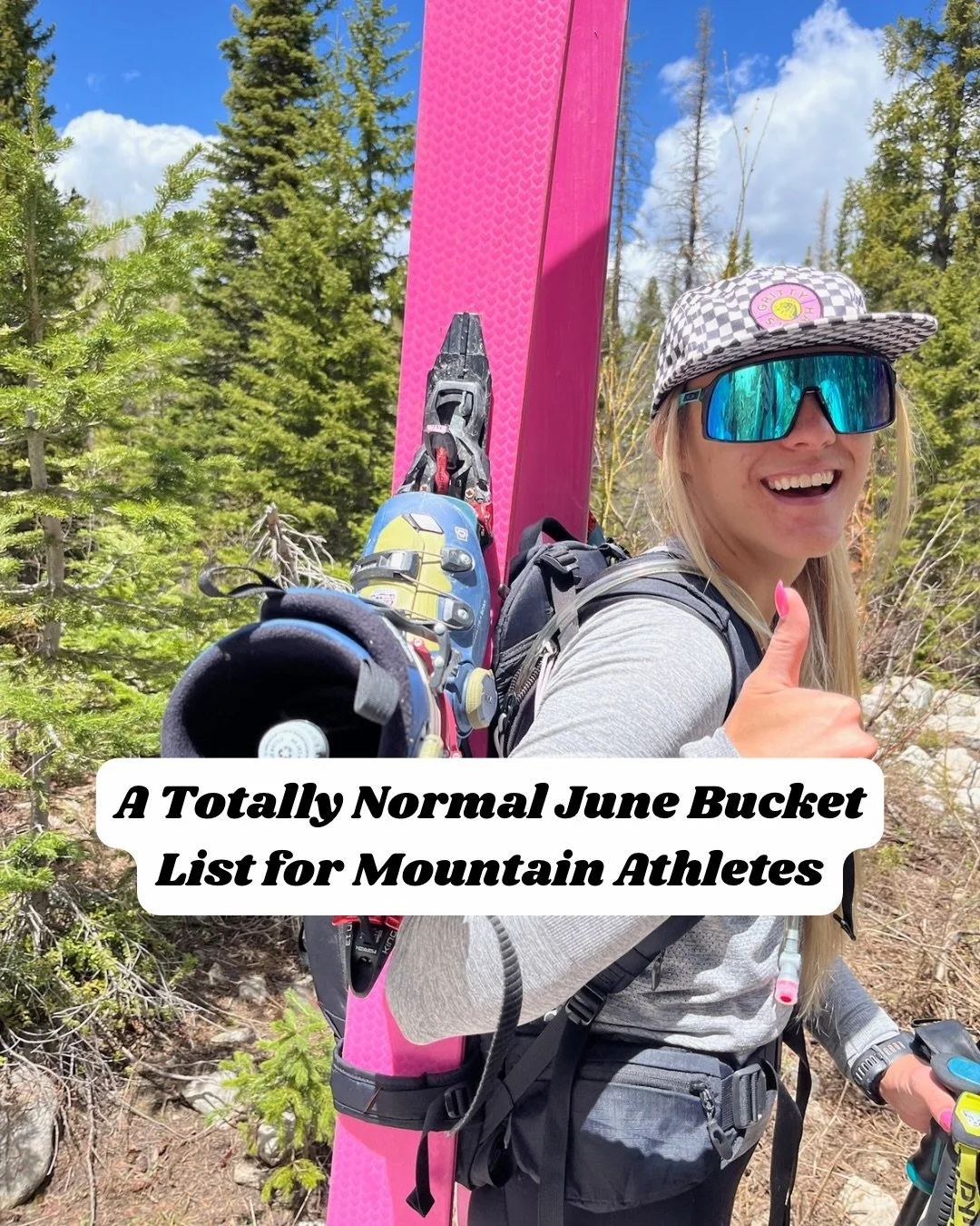 June goals but make them aggressively achievable:
✔️ Strength train
✔️ Recover
✔️ Hydrate
✔️ Stop expecting your sport to magically make you stronger

#flowzone #junebucketlist #performancecoach #strengthcoach #mountainathlete