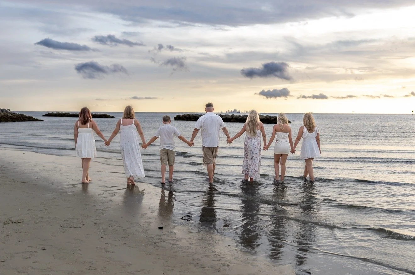 family photosession located at apollo beach preserve in apollo beach, FL