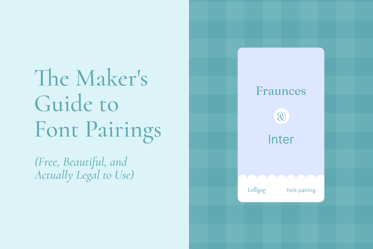 The maker’s guide to font pairings