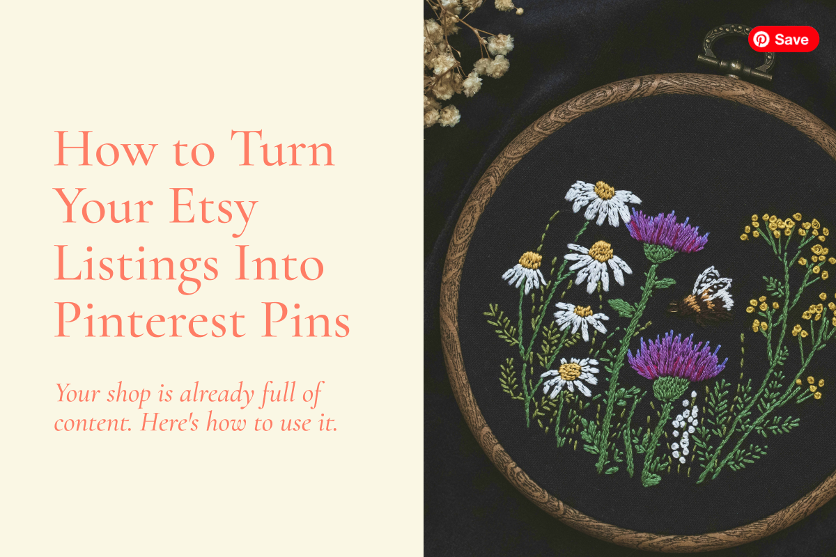 How to Turn Your Etsy Listings Into Pinterest Pins