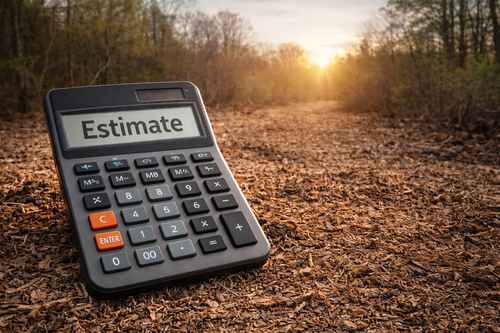 Instant land clearing estimate calculator