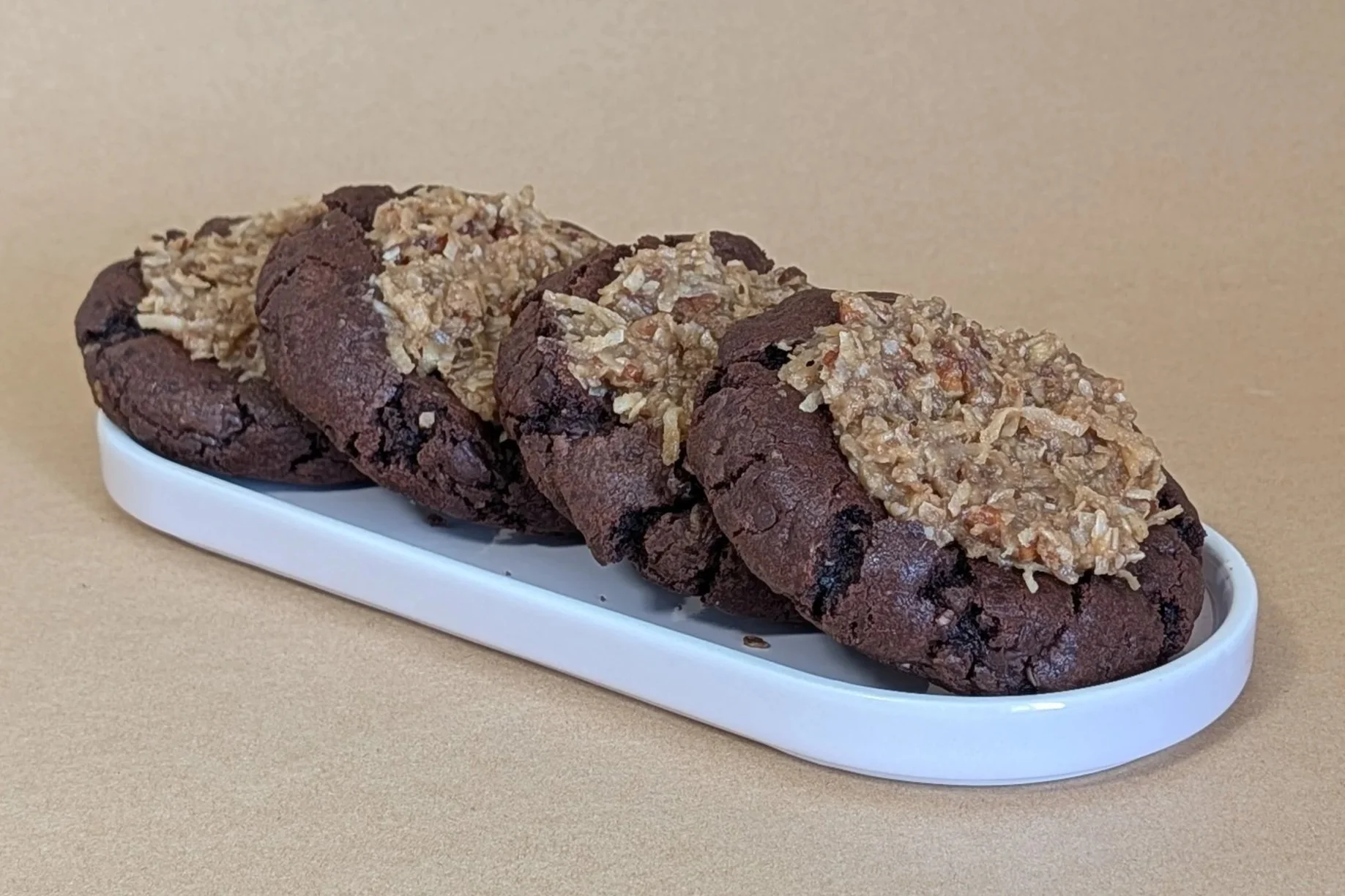 German Chocolate Cookies - 4 Cookies Gift Box