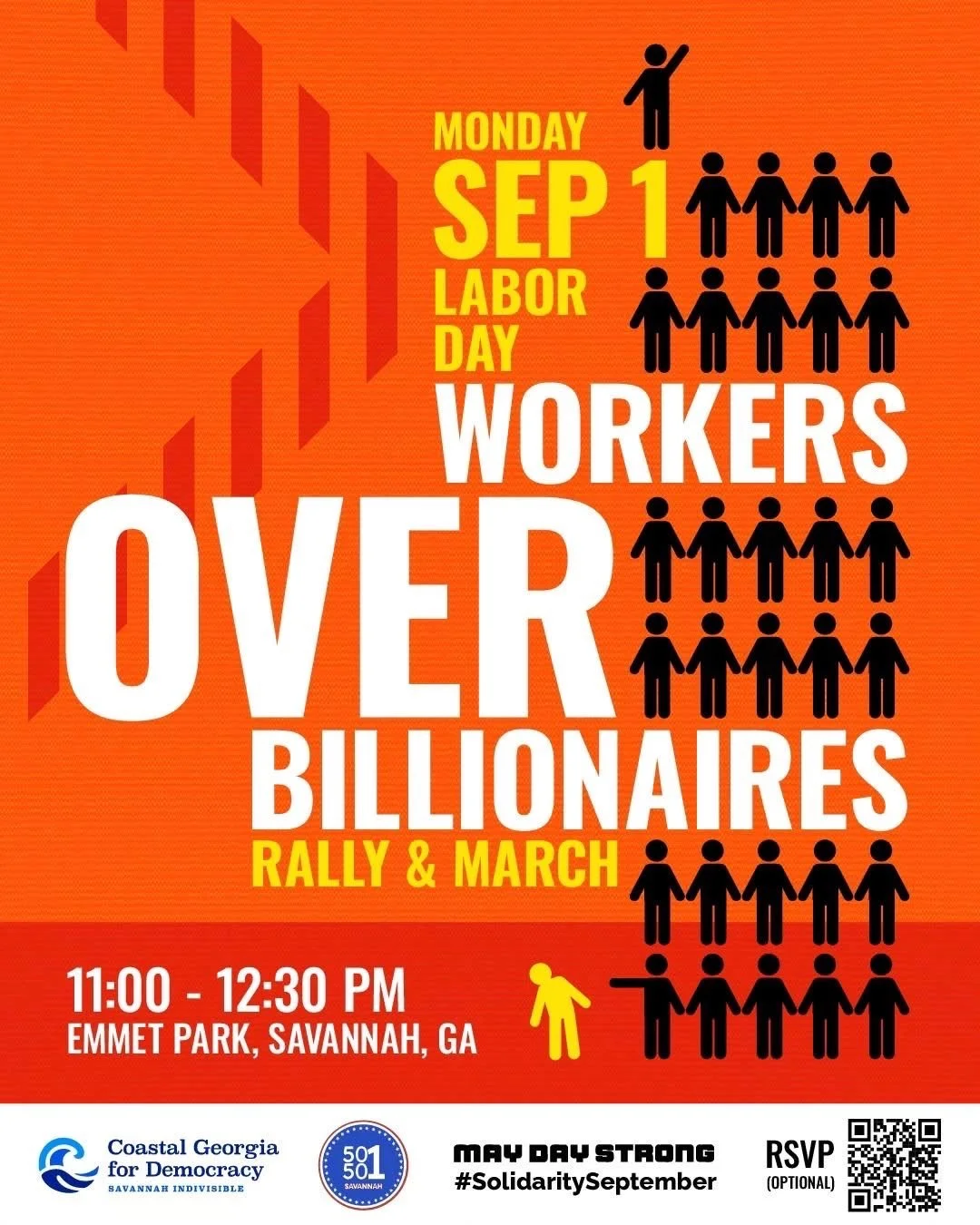 Workers Over Billionaires - Savannah