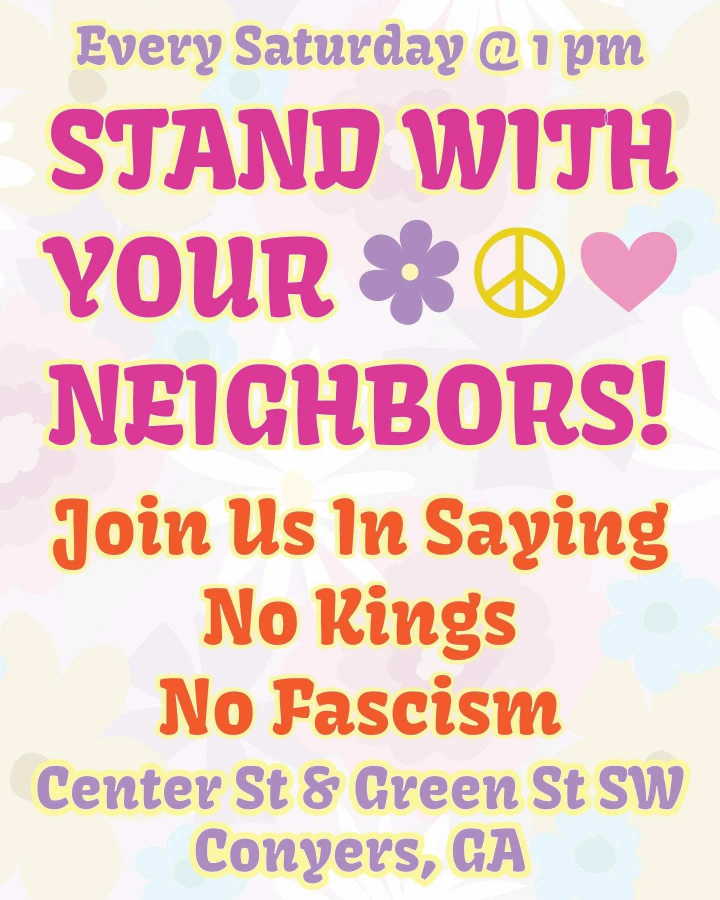 Stand With Your Neighbors: Conyers