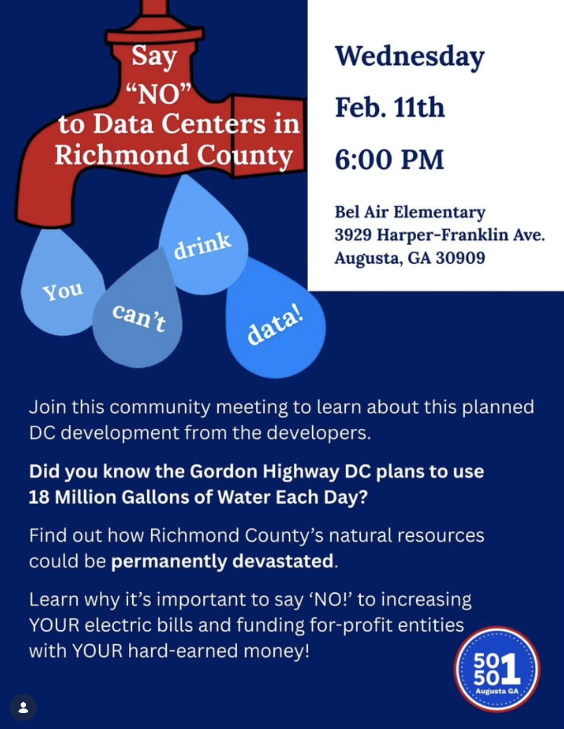 Say No To Data Centers in Richmond County!