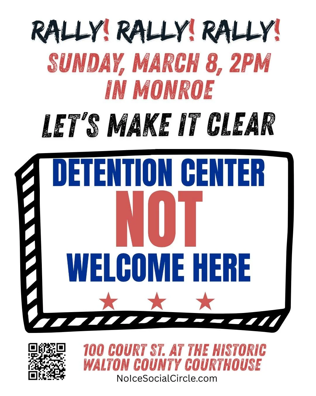 Detention Center NOT Welcome Here!
