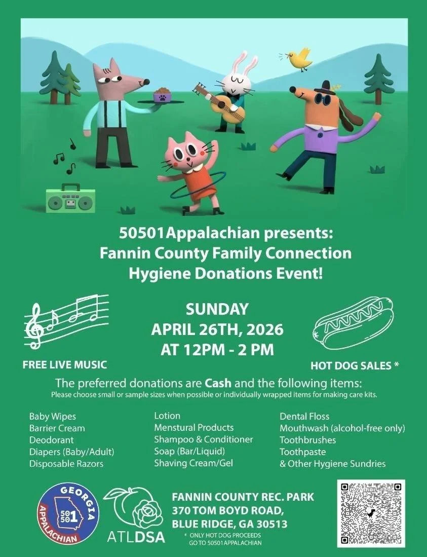 Fannin County Family Connection Hygiene Donations Event!