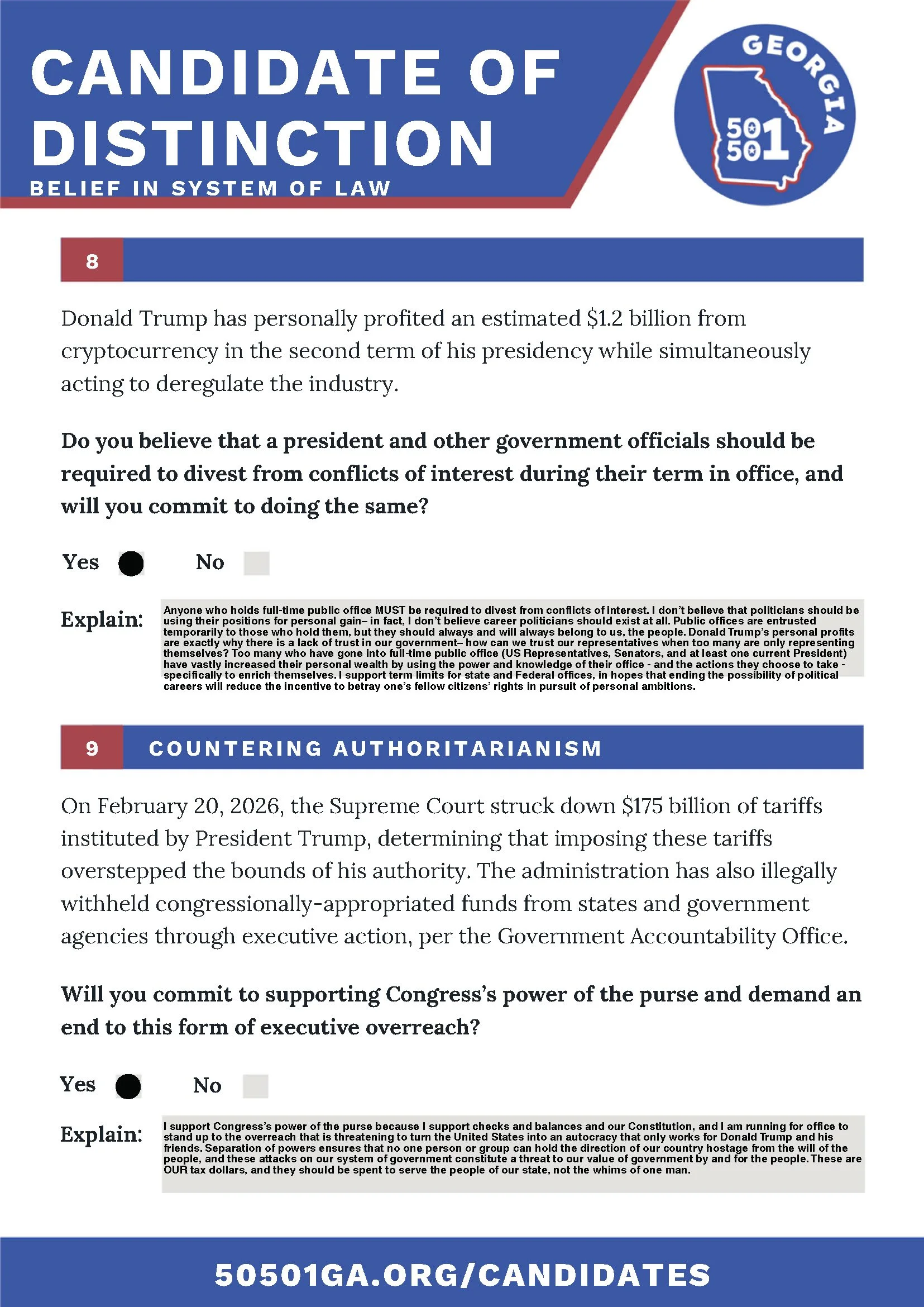 Question 8 & 9. Visit text below images for text version.