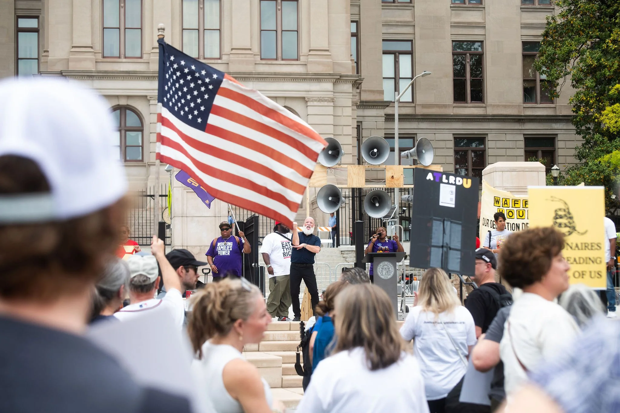 photo of a rally in Georgia
