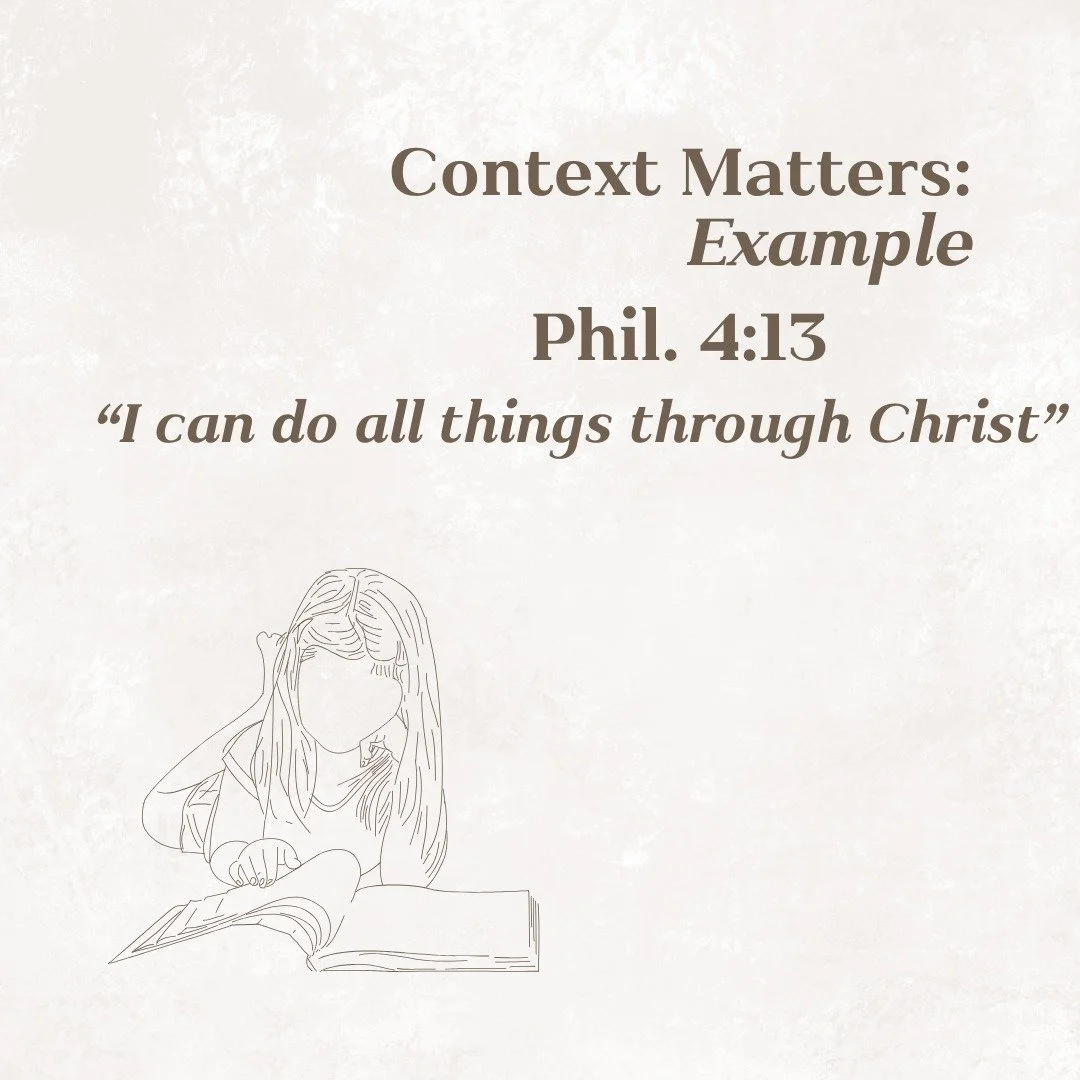 Hey friends!!
Knowing the context of Bible verses is so important because sometimes we&rsquo;ve heard a verse quoted so often that we assume we know exactly what it means.
Take Philippians 4:13:
&ldquo;I can do all things through Christ who strengthe