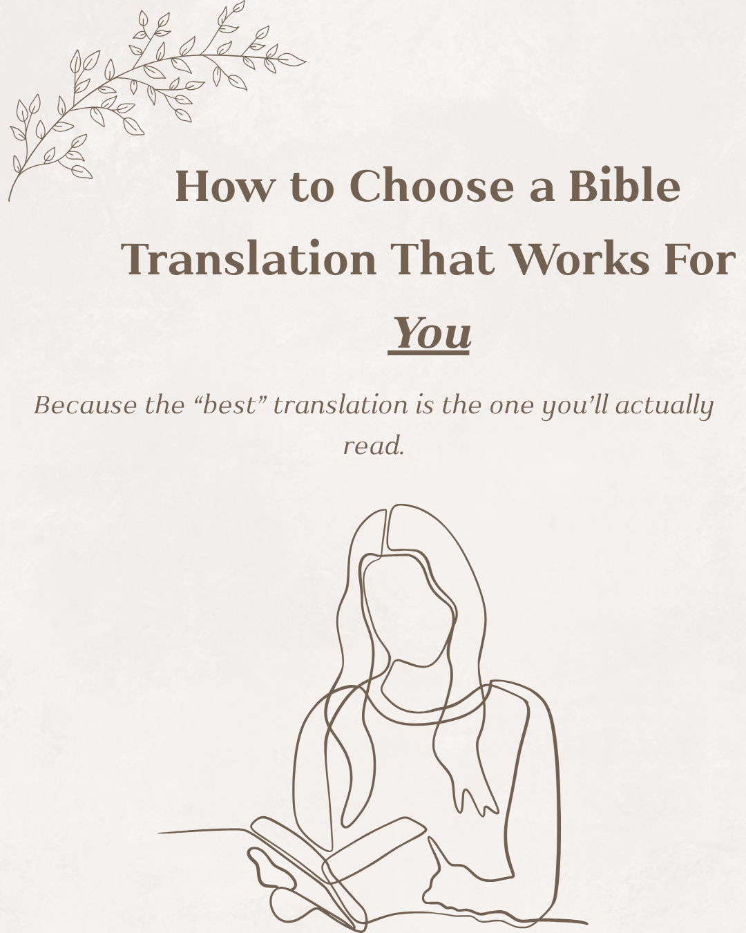 Picking a Bible Translation Doesn't Have to be Hard!