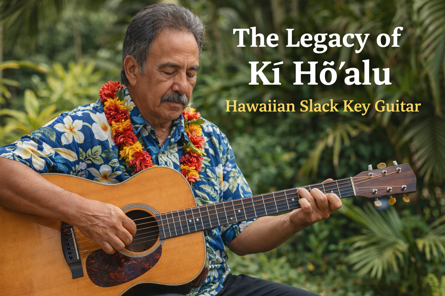 🎶 The History of Hawaiian Slack Key Guitar (Kī Hōʻalu)