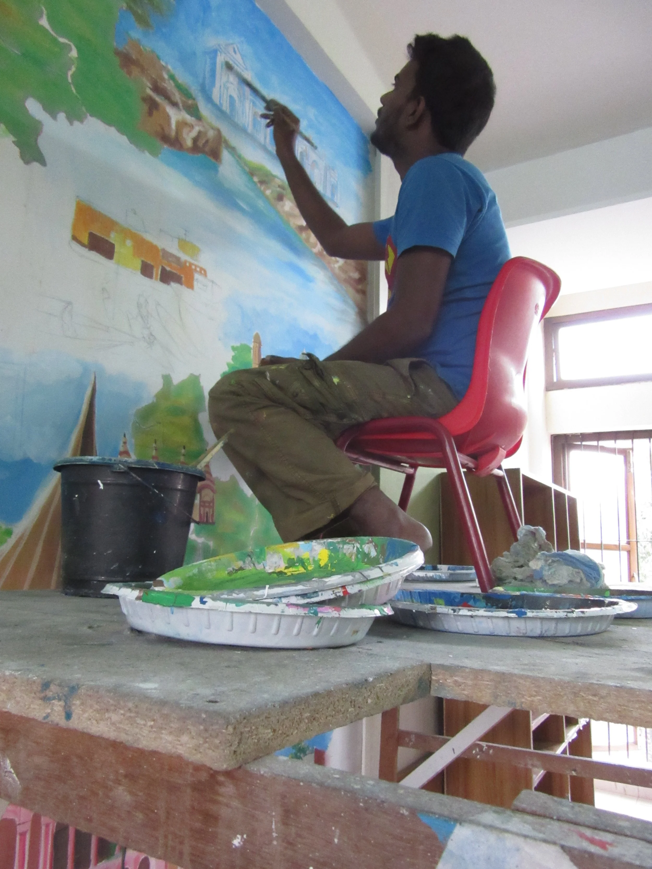 wall painting, bhulta