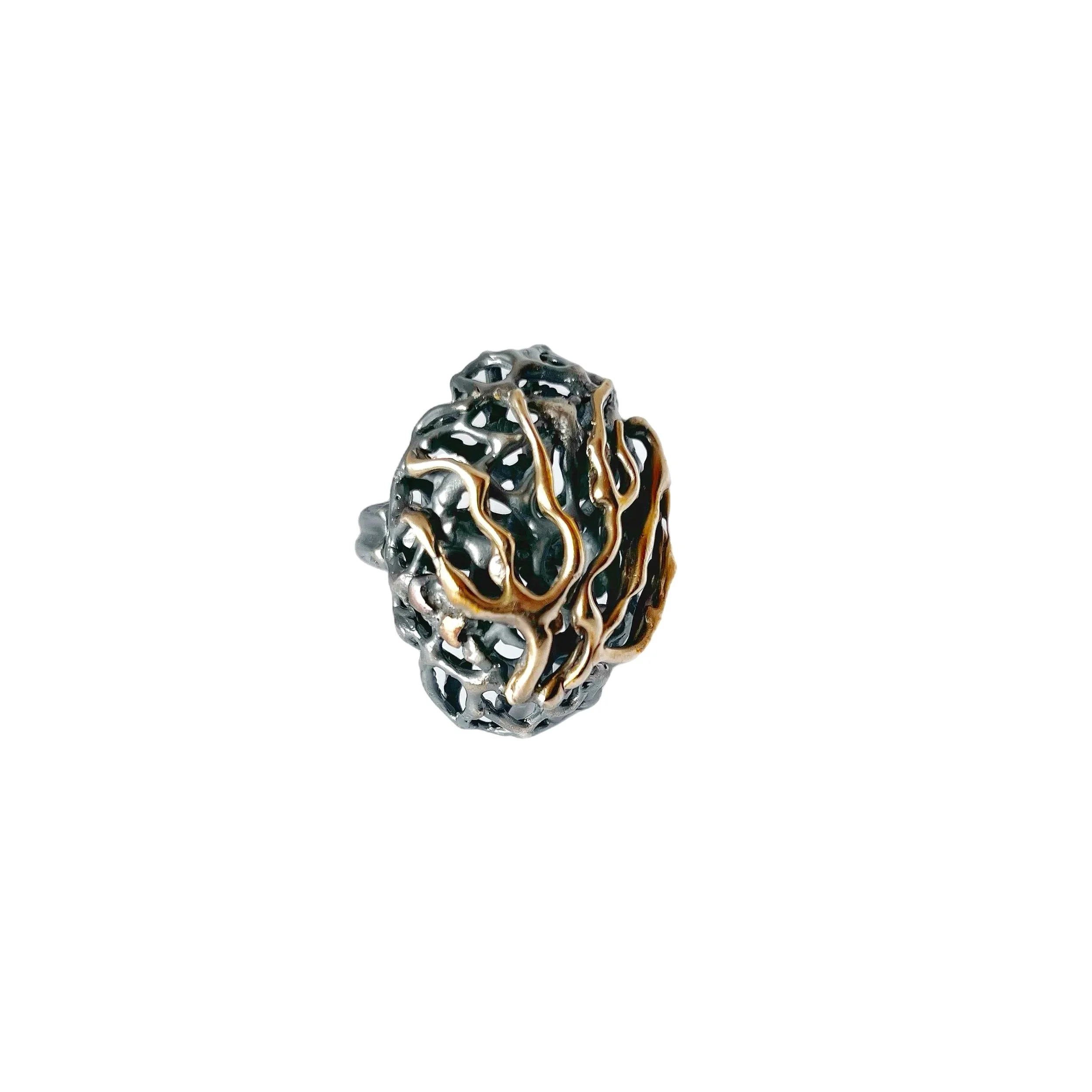 Anello in argento "Le trame della vita" con Radici