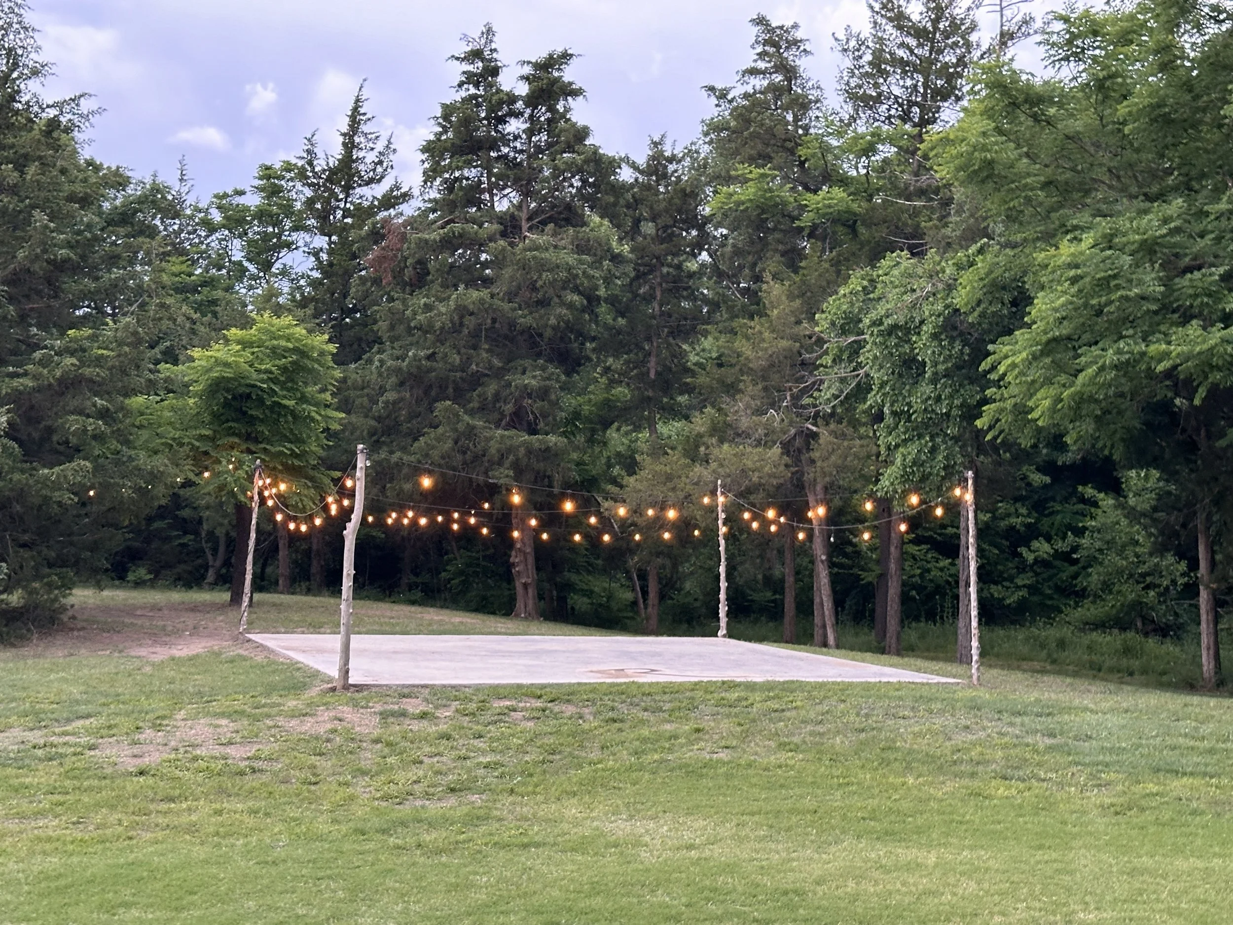 Outdoor dance floor, The Ranch at Woodward, Northwest Oklahoma
