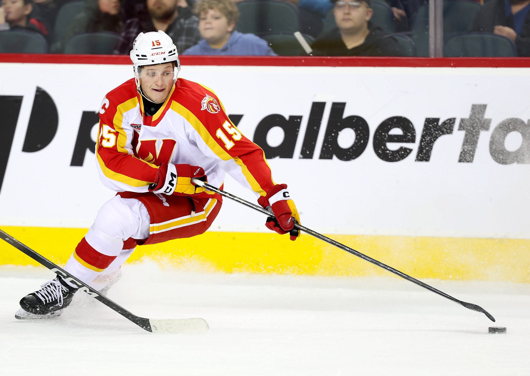 Wranglers rally late but fall 4-2 to Firebirds in 40-shot effort