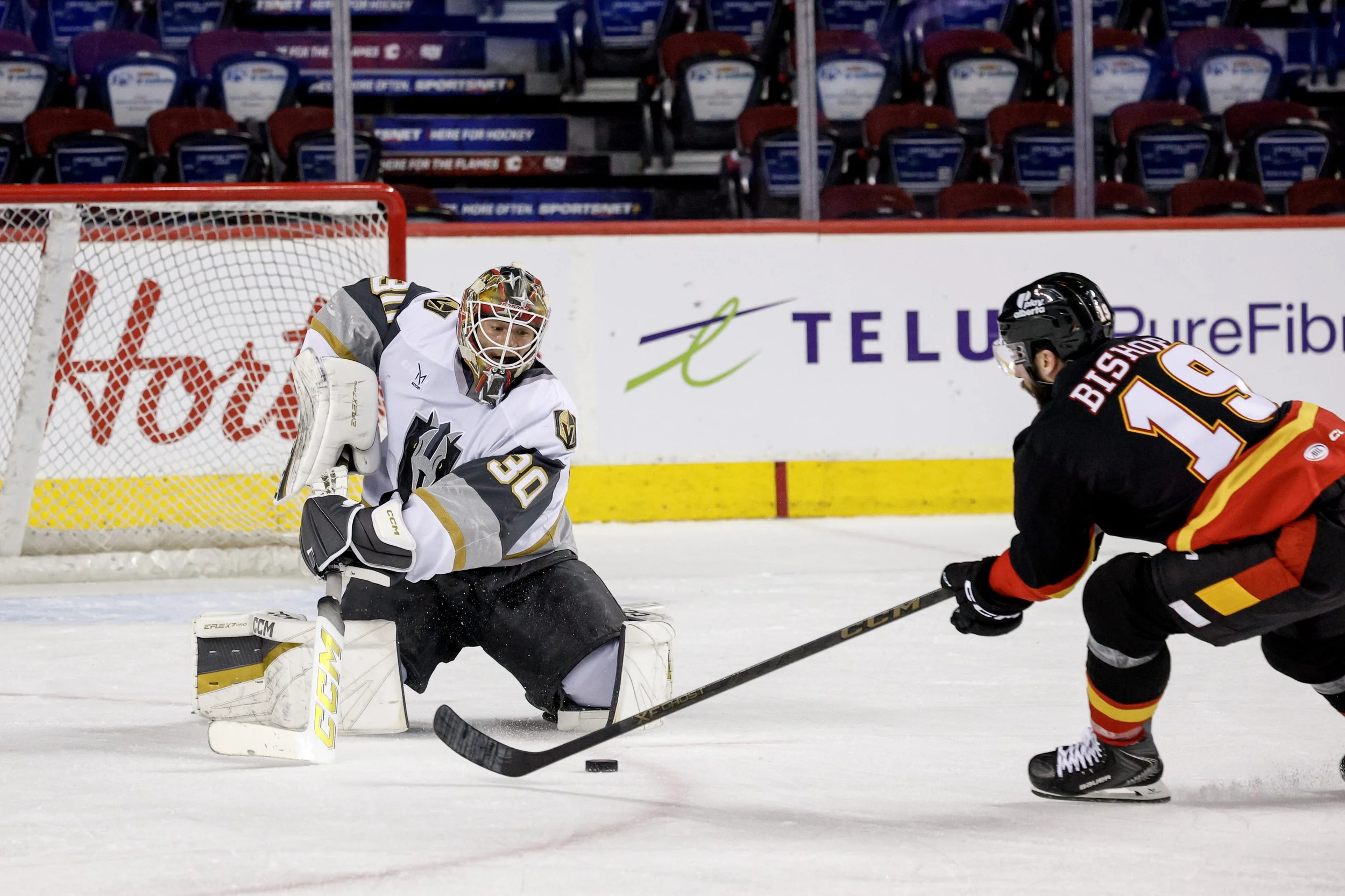 Wranglers cut it to one before Silver Knights pull away late in 8-3 final