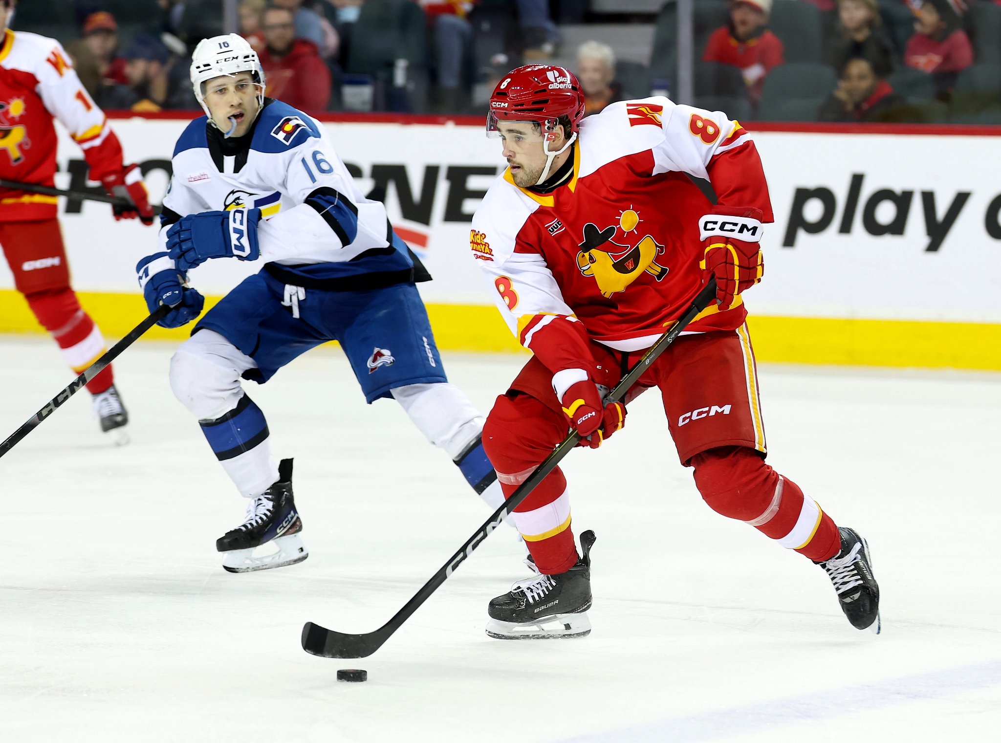 Wranglers fall 2-1 to Eagles as Makar scores late winner