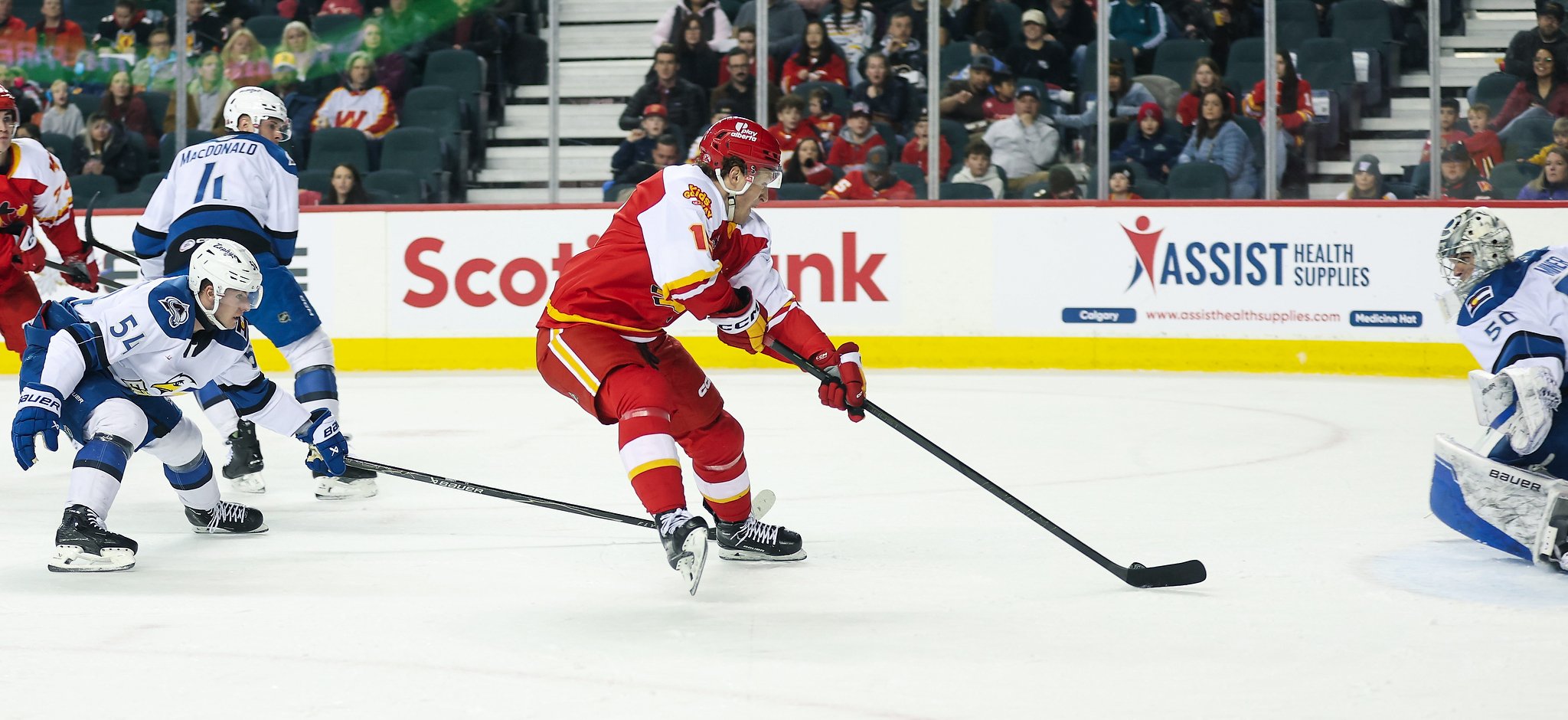 Wranglers strike early, beat Eagles 5-2