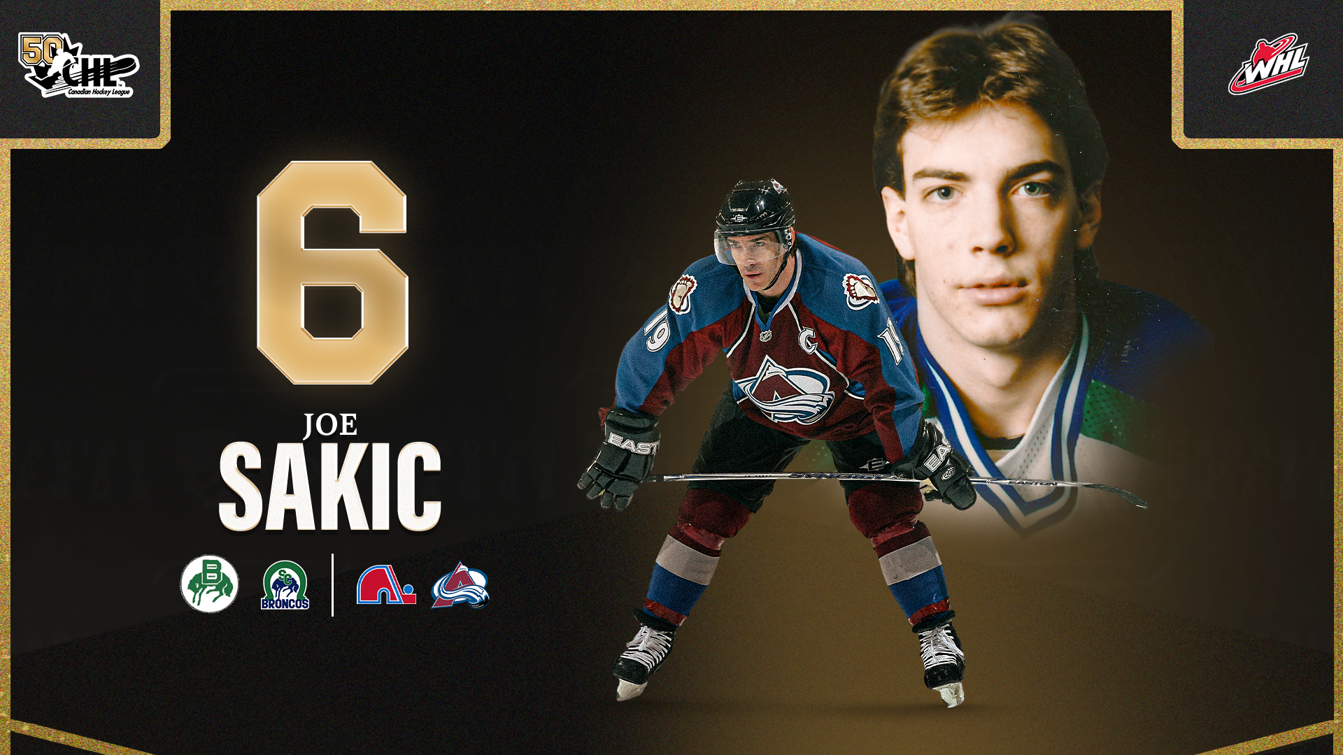 Sakic’s junior dominance earns Broncos legend No. 6 spot on CHL Top 50 list