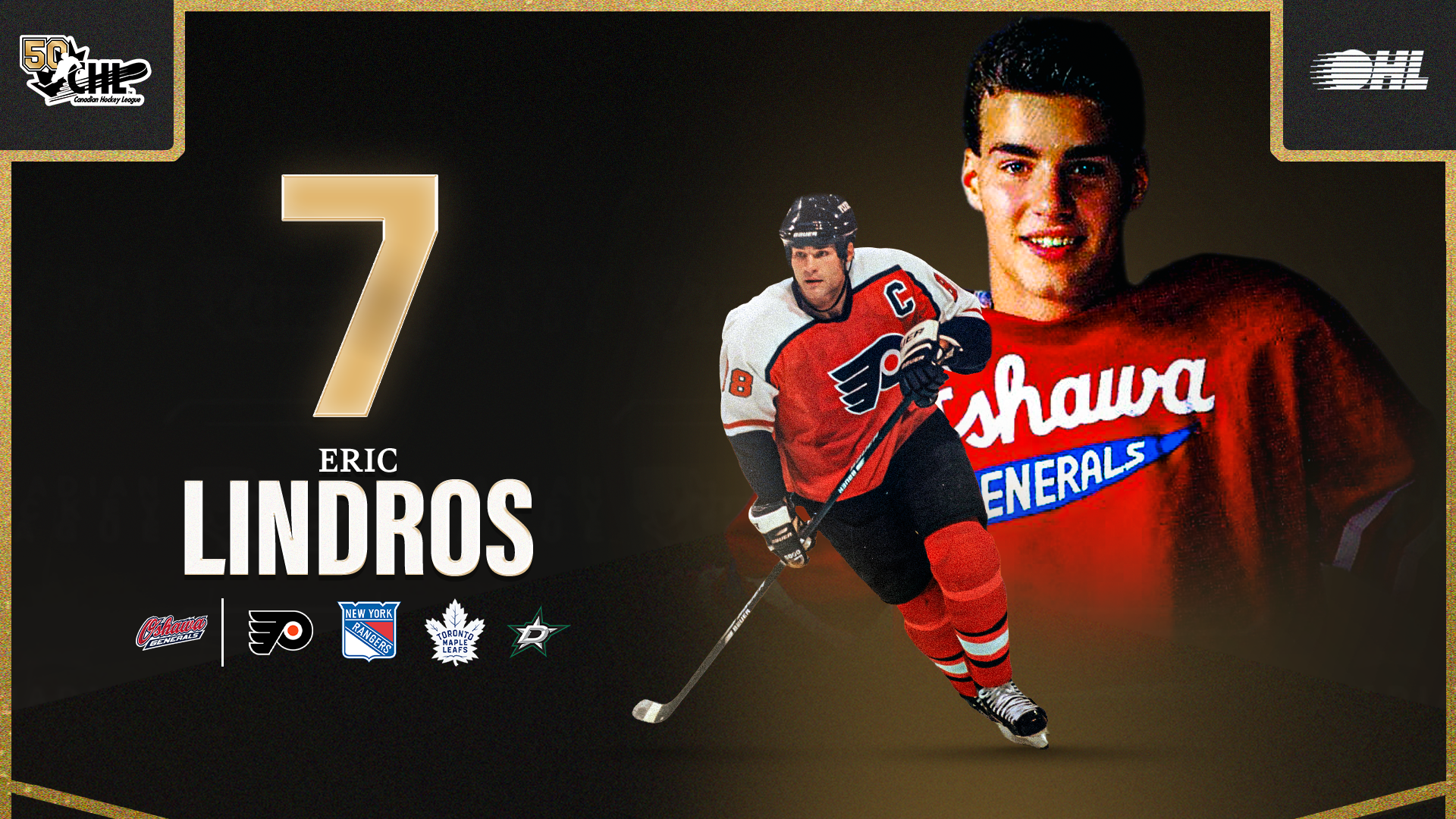 Lindros ranked No. 7 on CHL’s all-time list