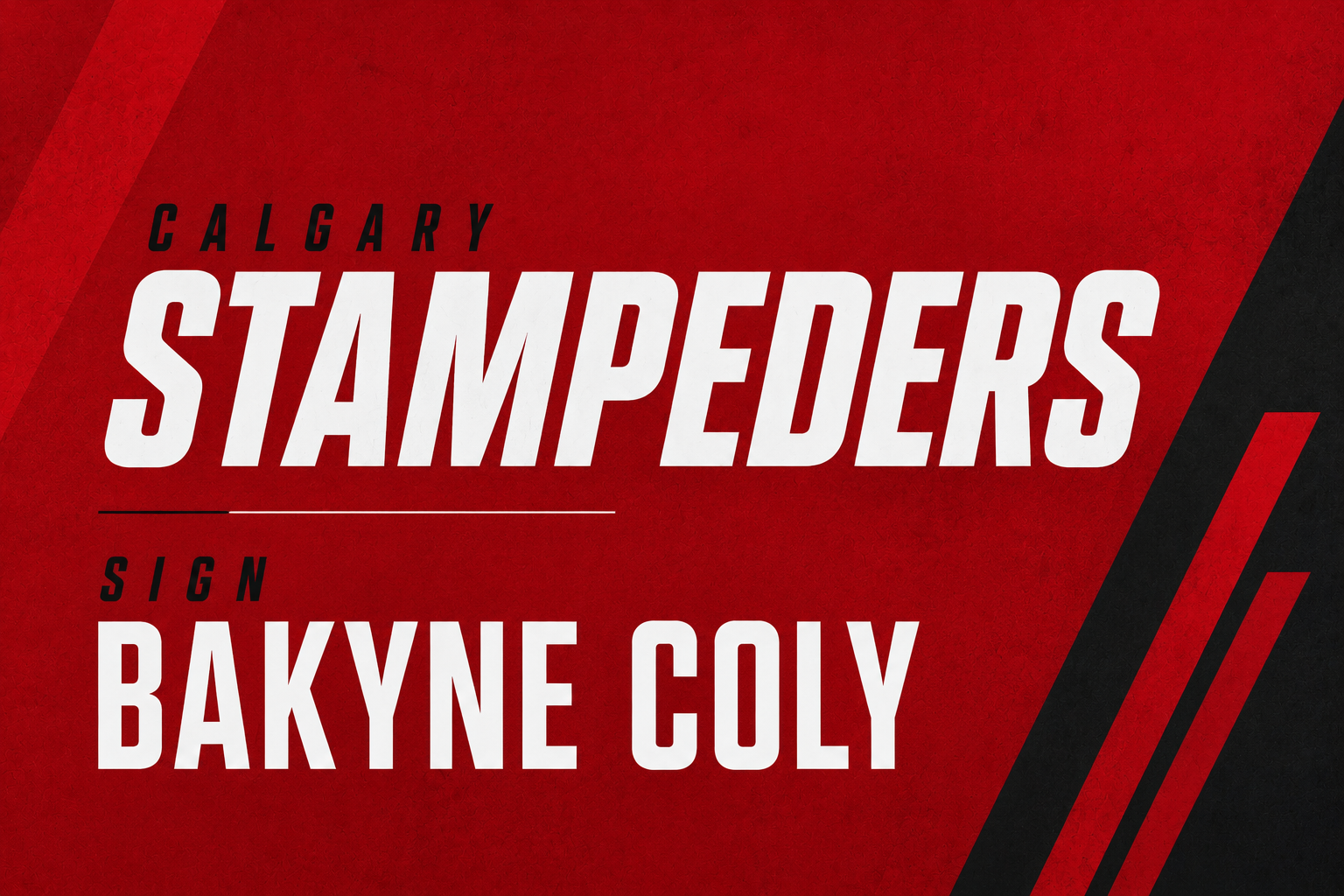 Stampeders sign offensive lineman Bakyne Coly