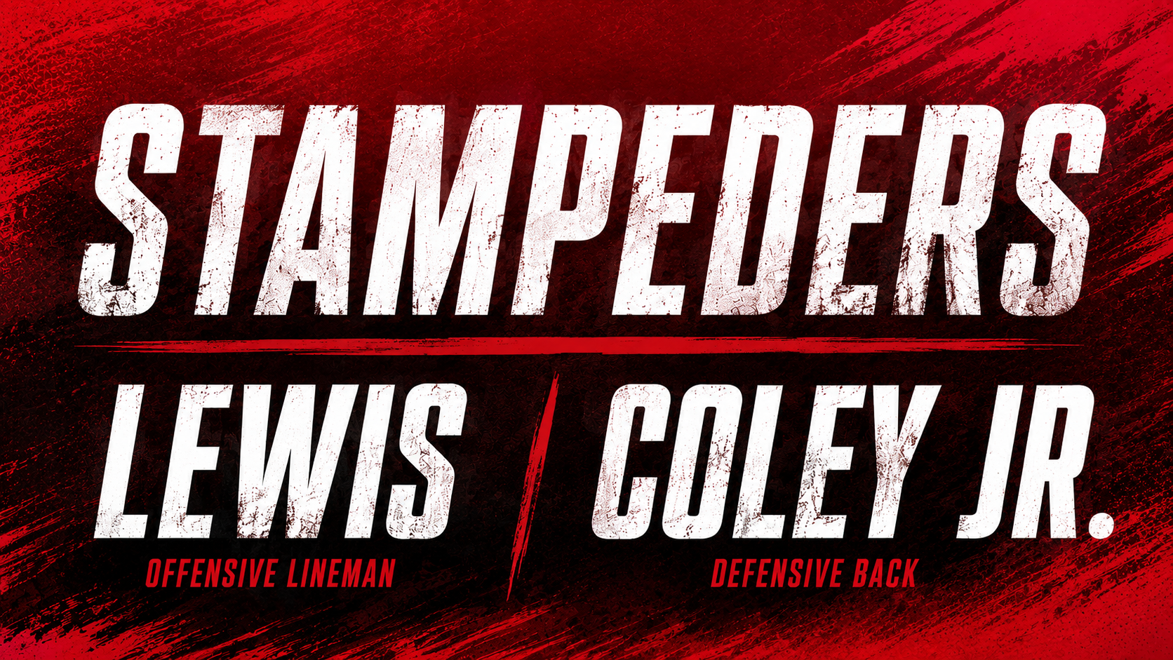 Stamps add lineman Lewis, bring back DB Coley Jr.