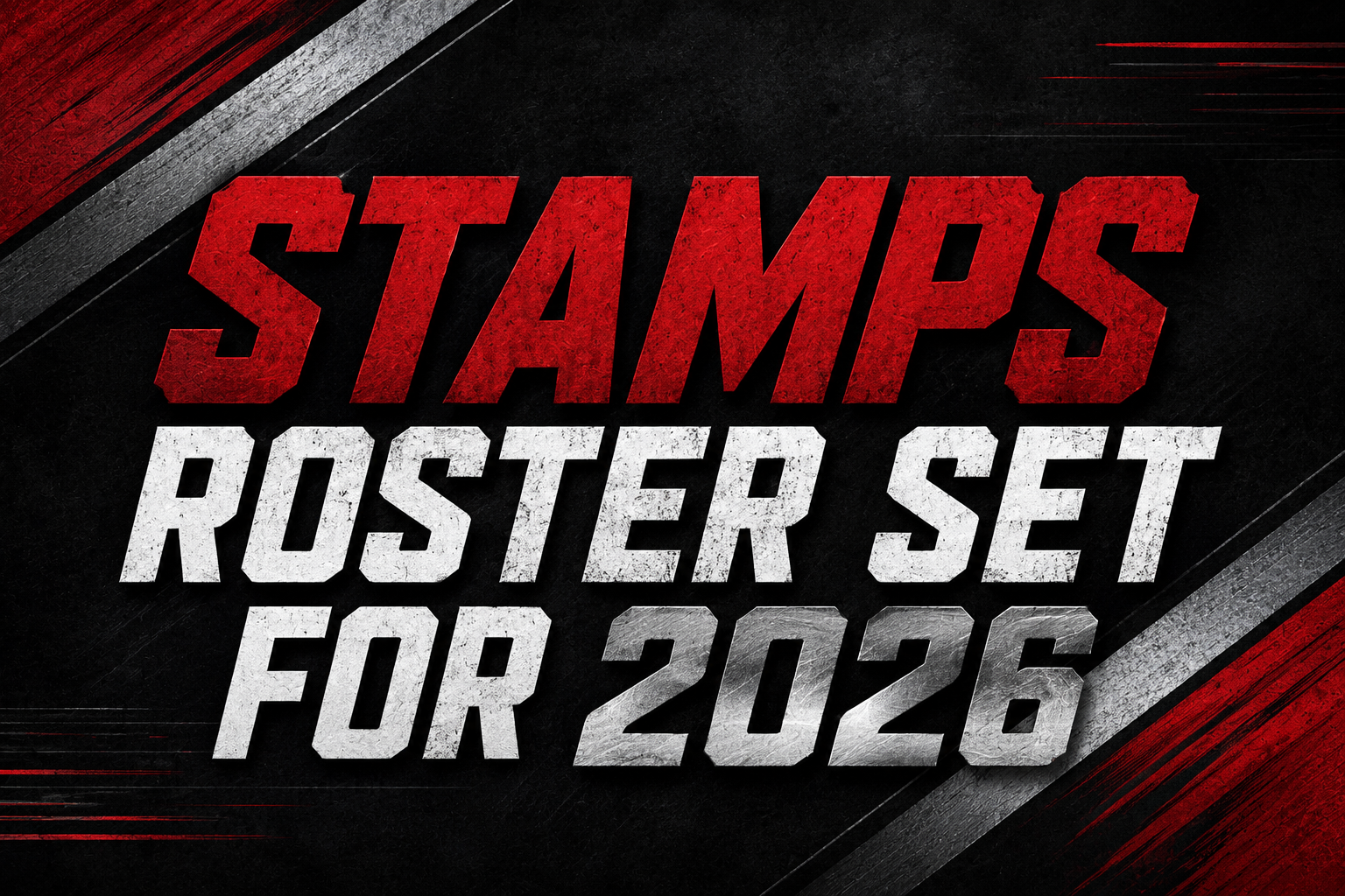 Stampeders finalize roster ahead of season opener