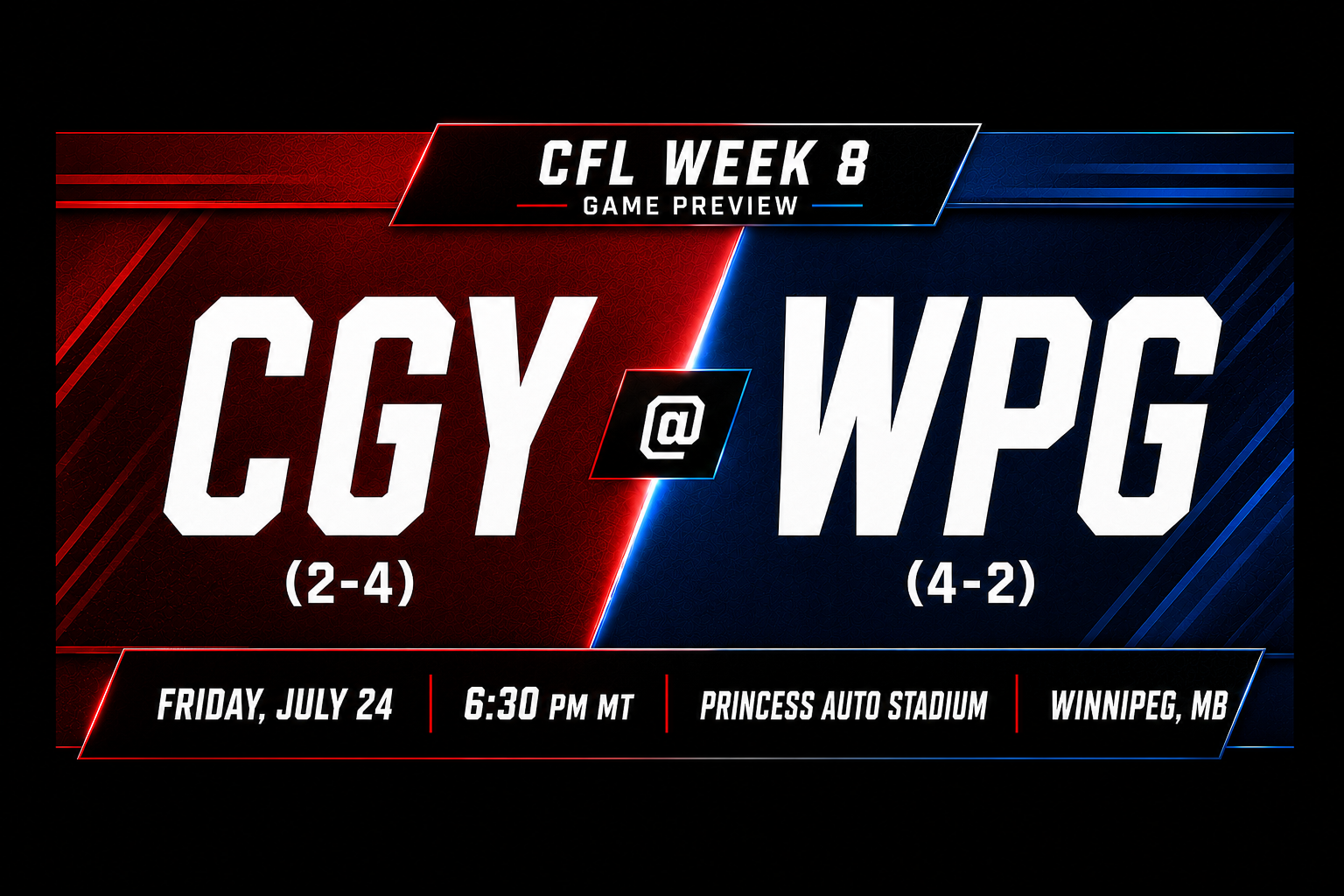 Stampeders face pivotal rematch with surging Blue Bombers