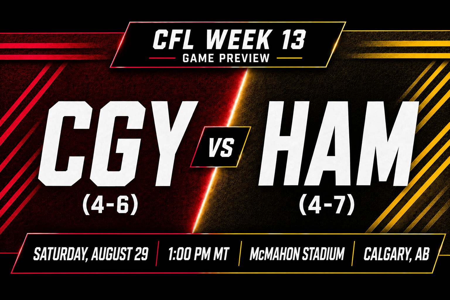 Josh Love gets first CFL start as Stampeders resume playoff push against Tiger-Cats