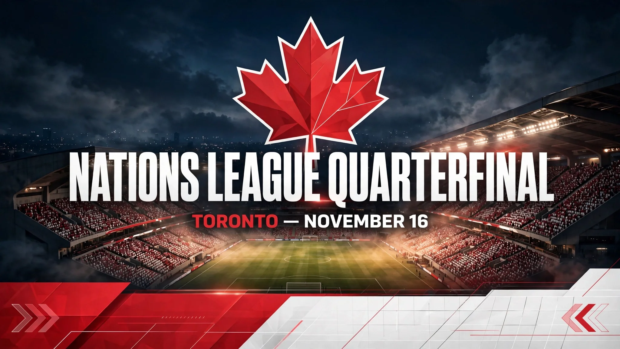 Canada to host Nations League quarterfinal home leg at BMO Field on November 16