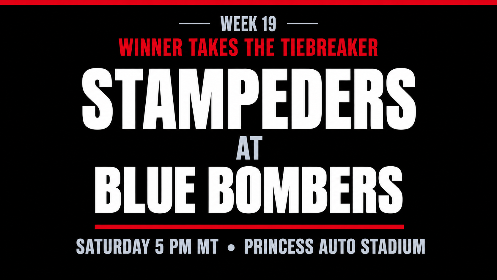Stampeders head to Winnipeg with a playoff spot on the line