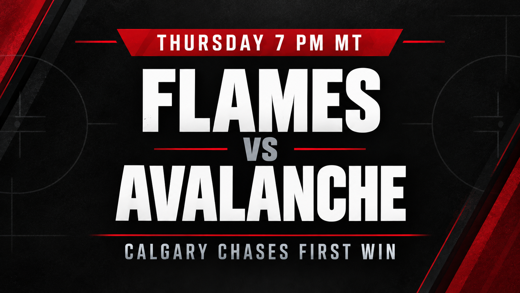 Flames chase first win as Avalanche visit on back-to-back