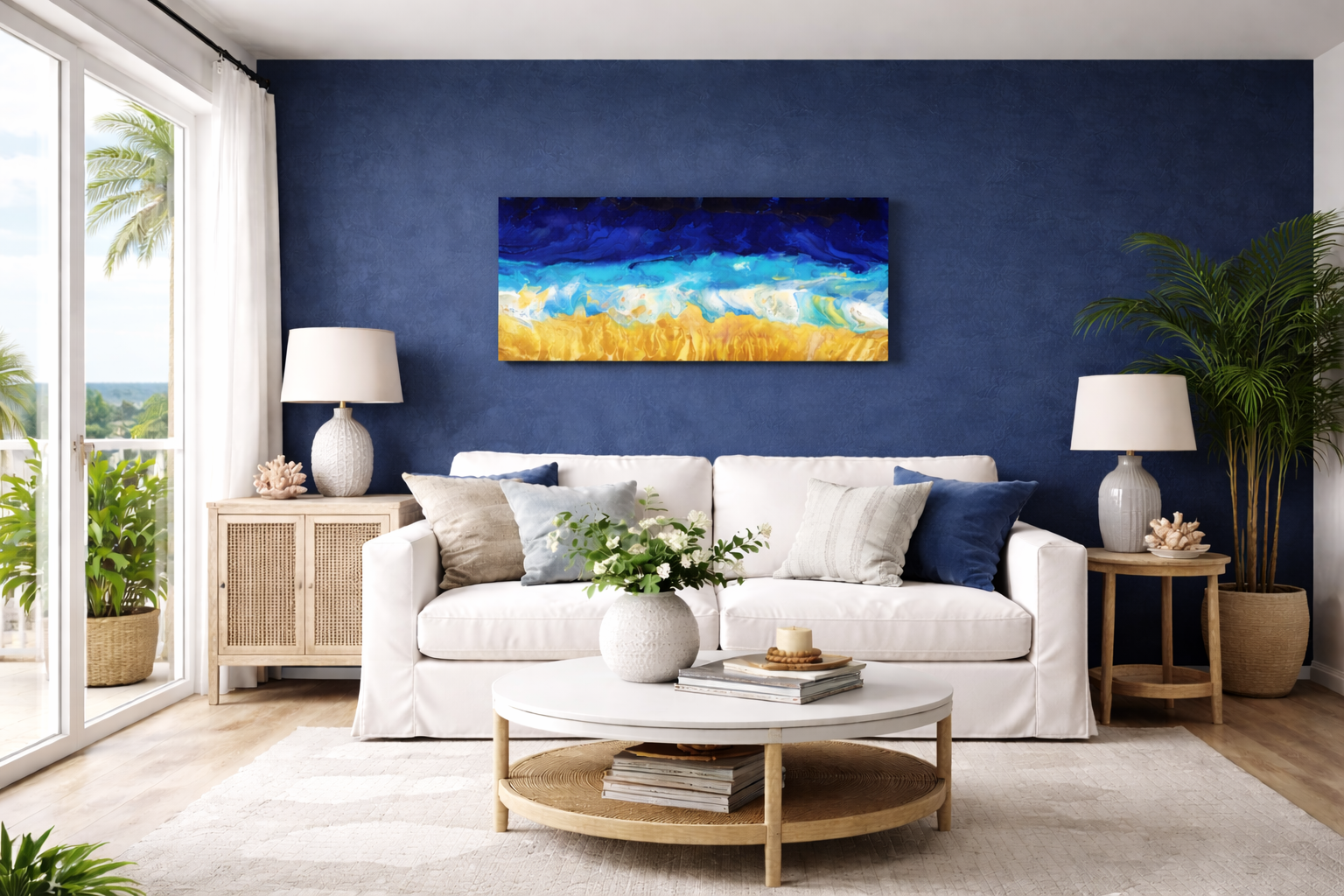 Sand and Sea  (Original Painting + Fine Art Prints)