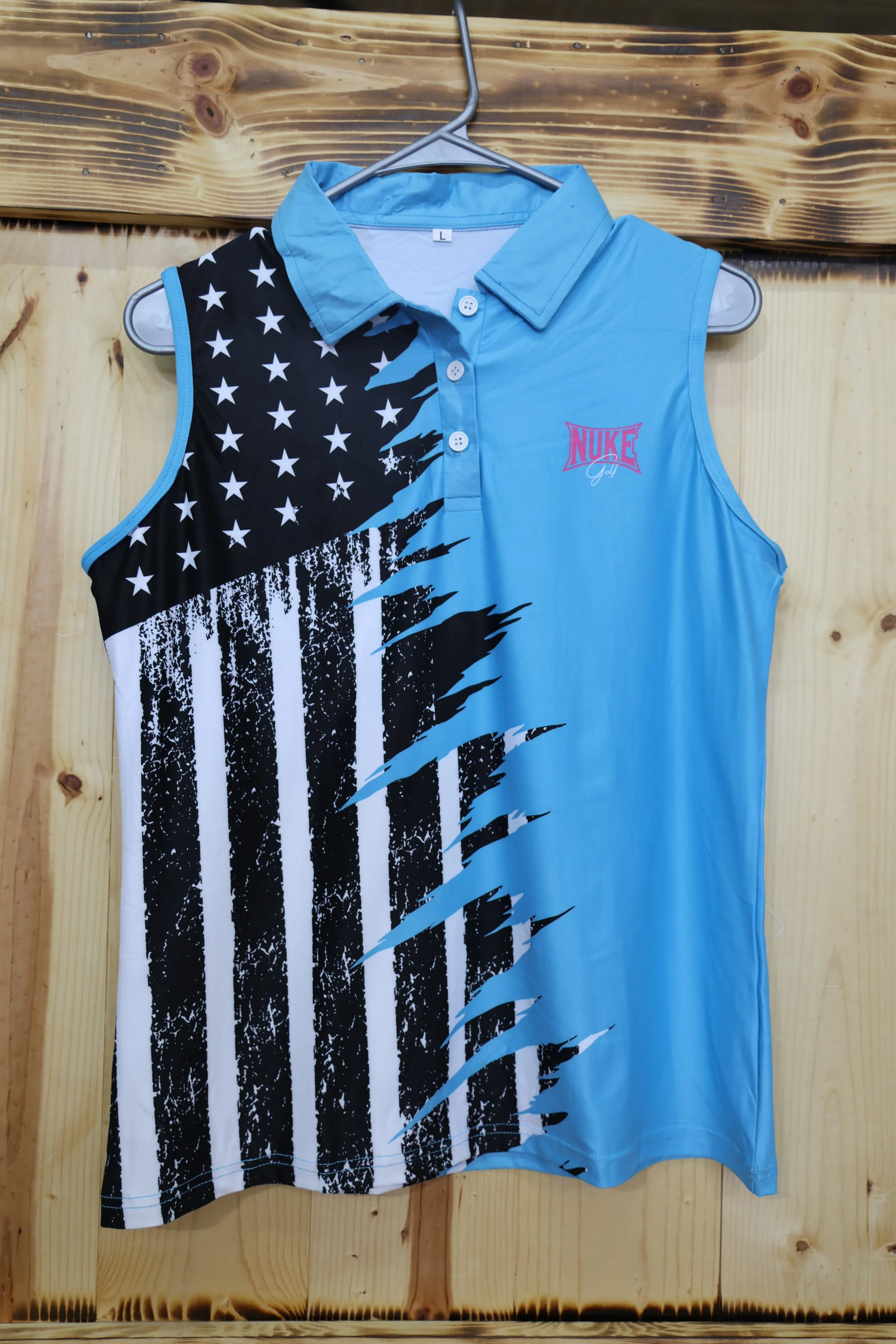 Women's Stars & Stripes Golf Tank Polo