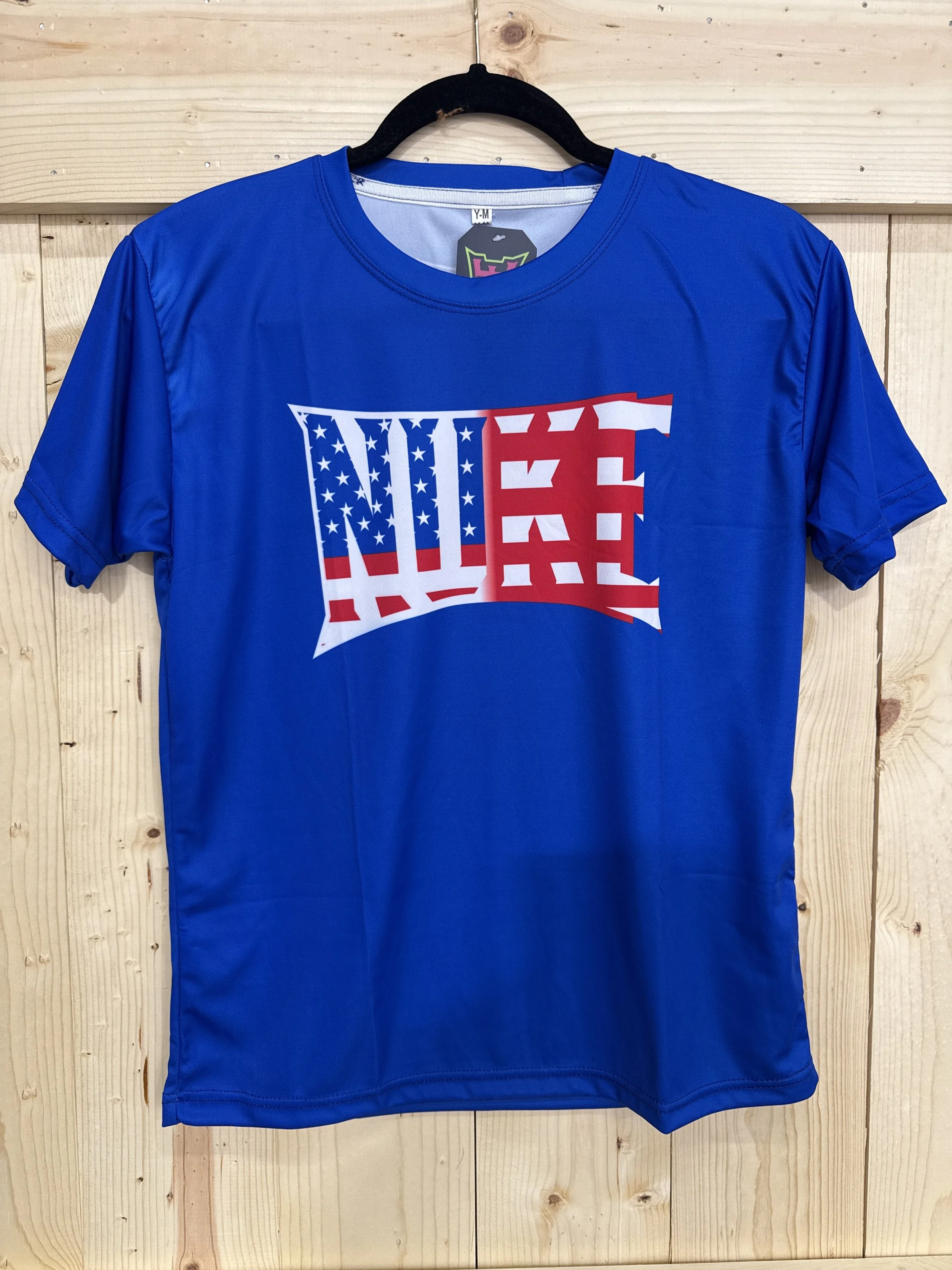 Blue & Red Dri-Fit Shirt