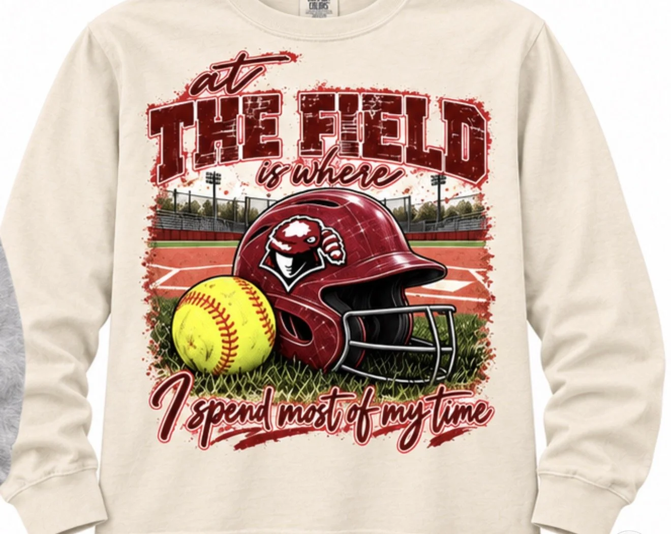 Softball Comfort Color Tee