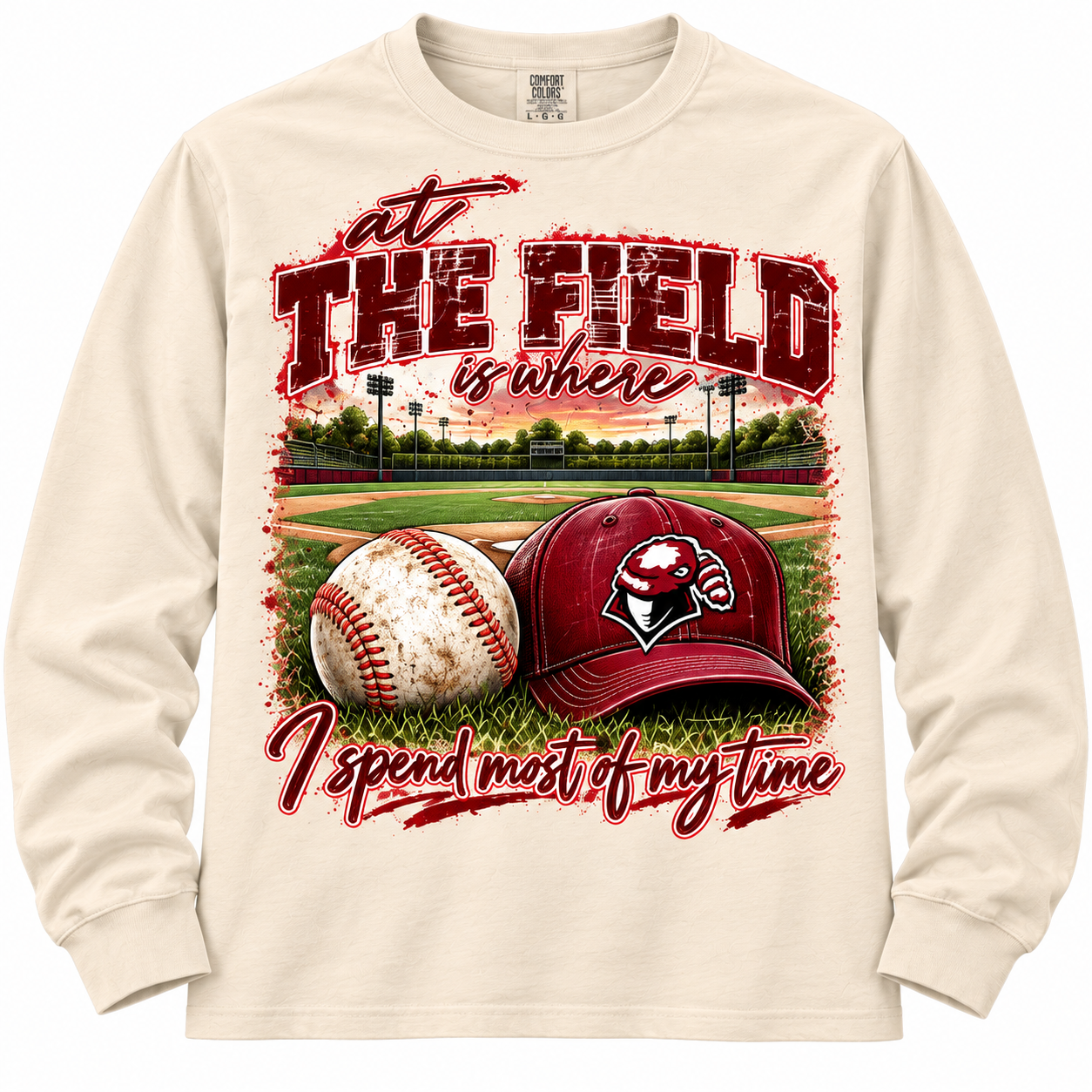 Baseball Lover's Comfort Colors Tee