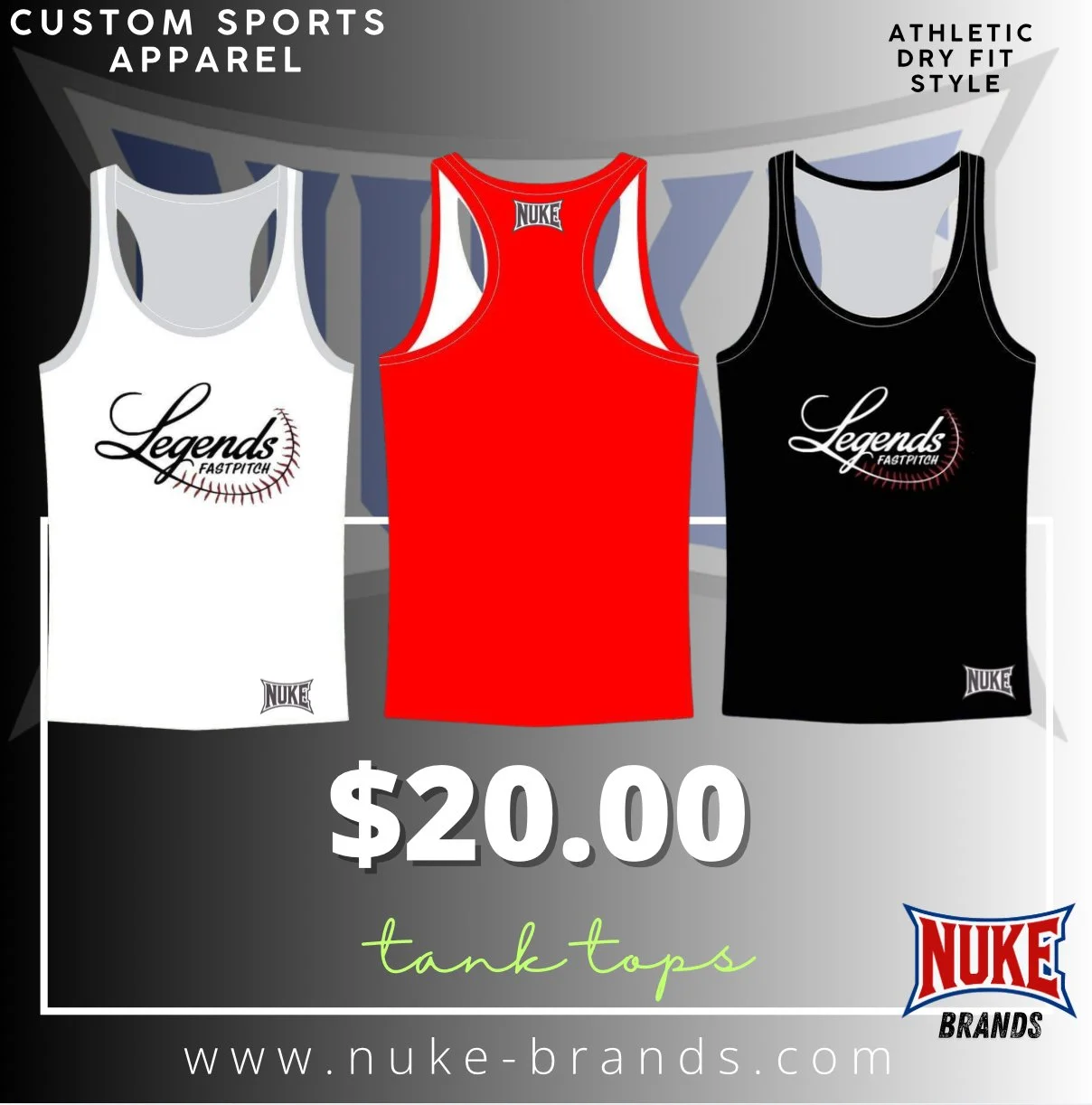 Athletic Dri-Fit Tank Tops