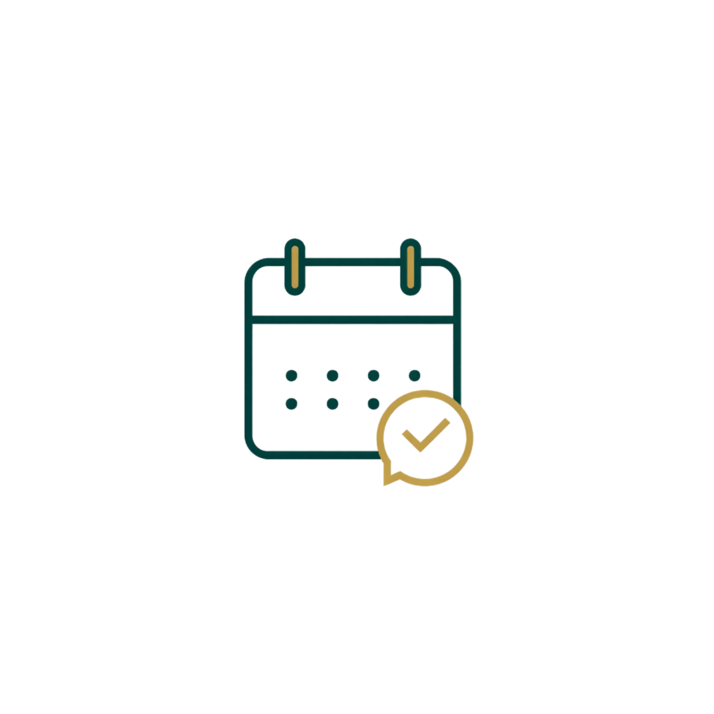 Colorful neon-style illustrations of a mobile phone and a checklist with a checkmark.