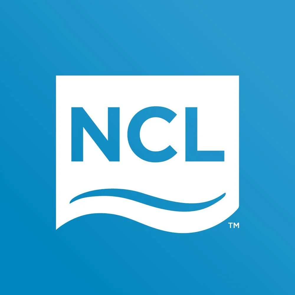 NCL logo with blue background and white text inside a white square, featuring a wavy line at the bottom.