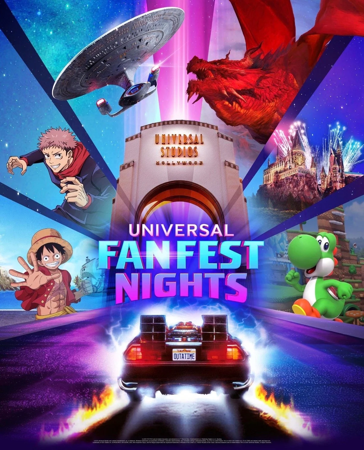 Universal Fan Fest photo. Has yoshi, Harry Potter wizard in world and more!