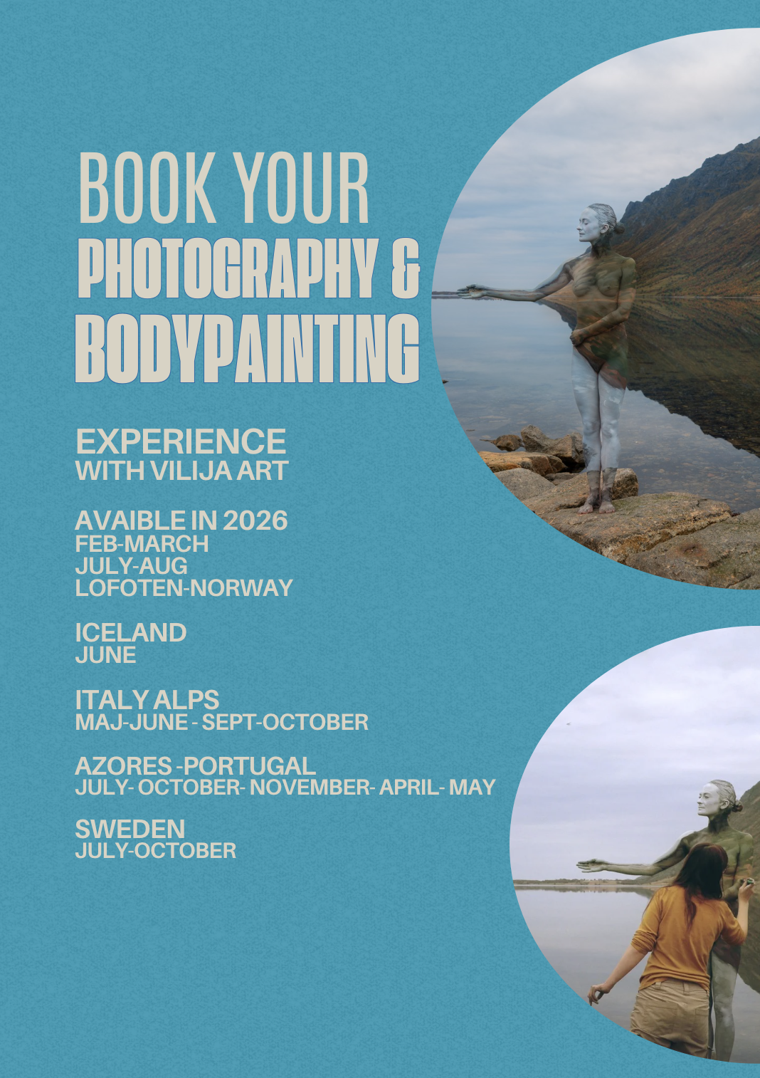 PRIVATE BODY-PAINTING EXPERIENCE