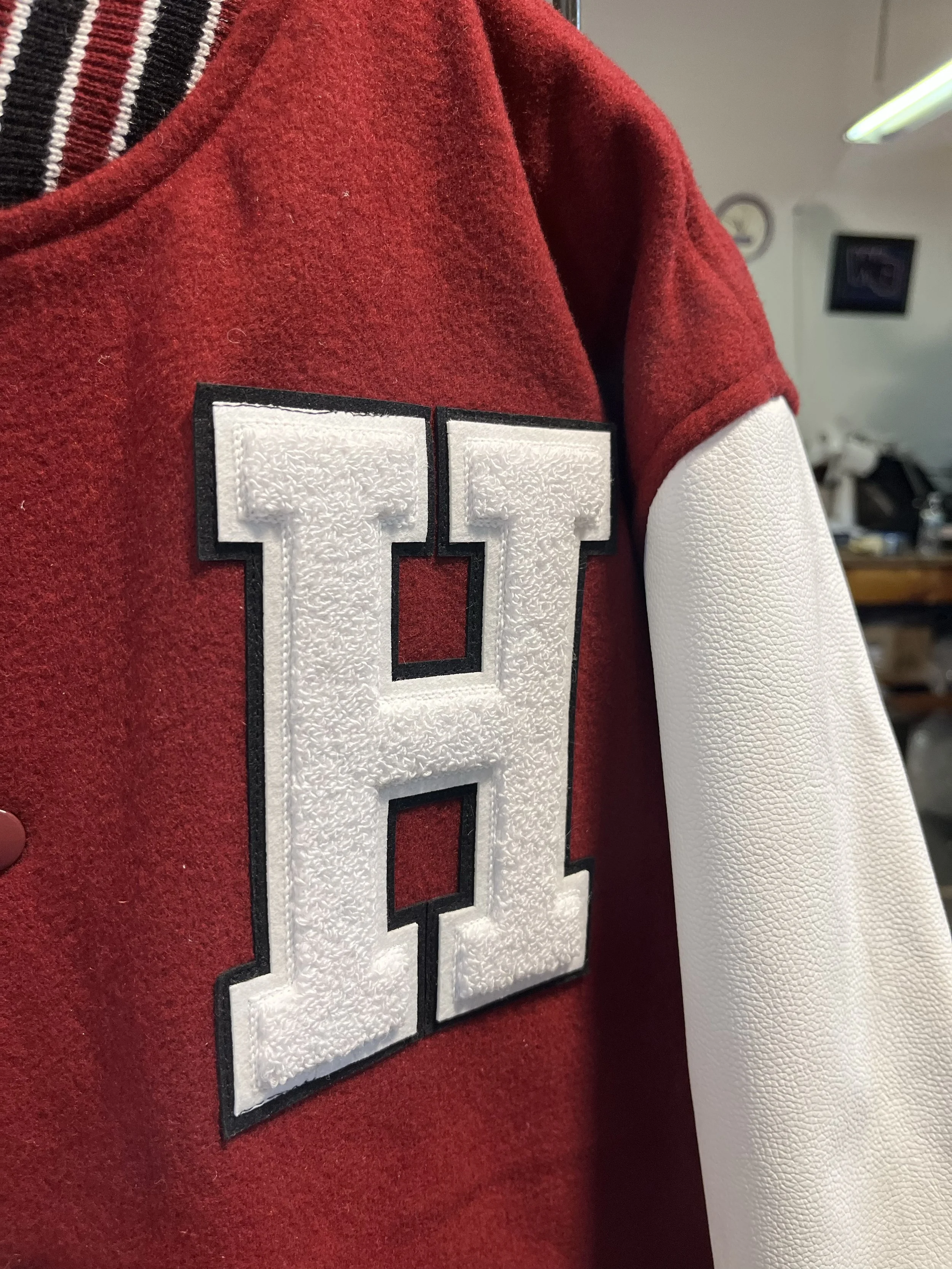 Harvard University Chenille Patchwork