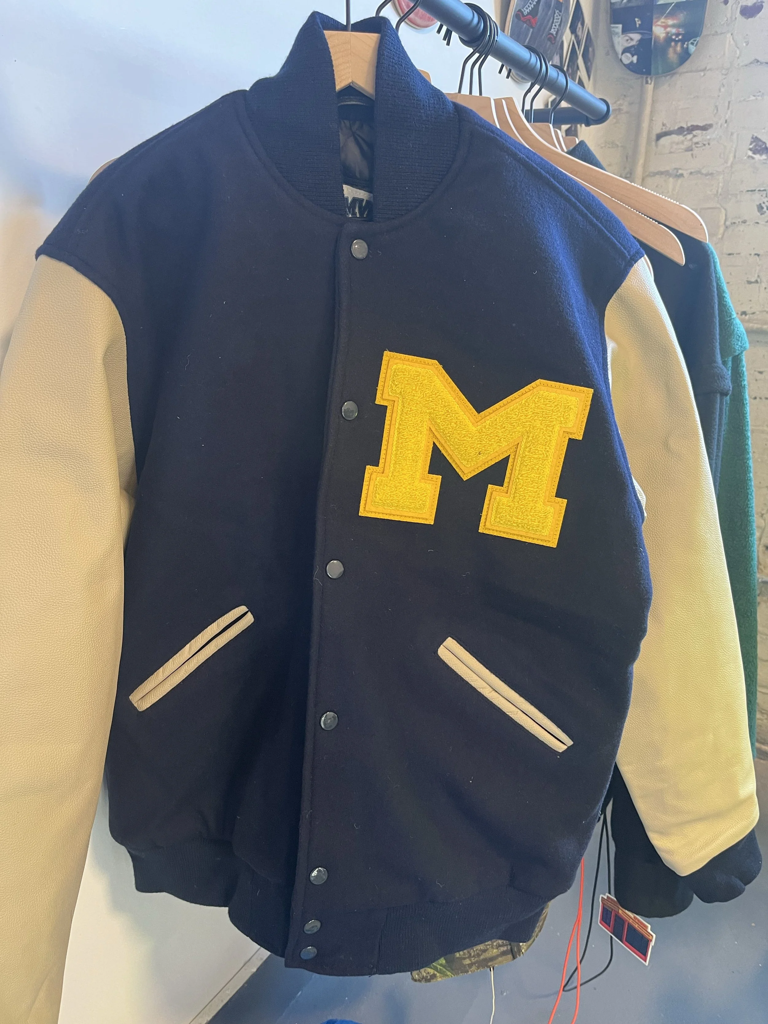 Michigan State Standard Letterman Patchwork