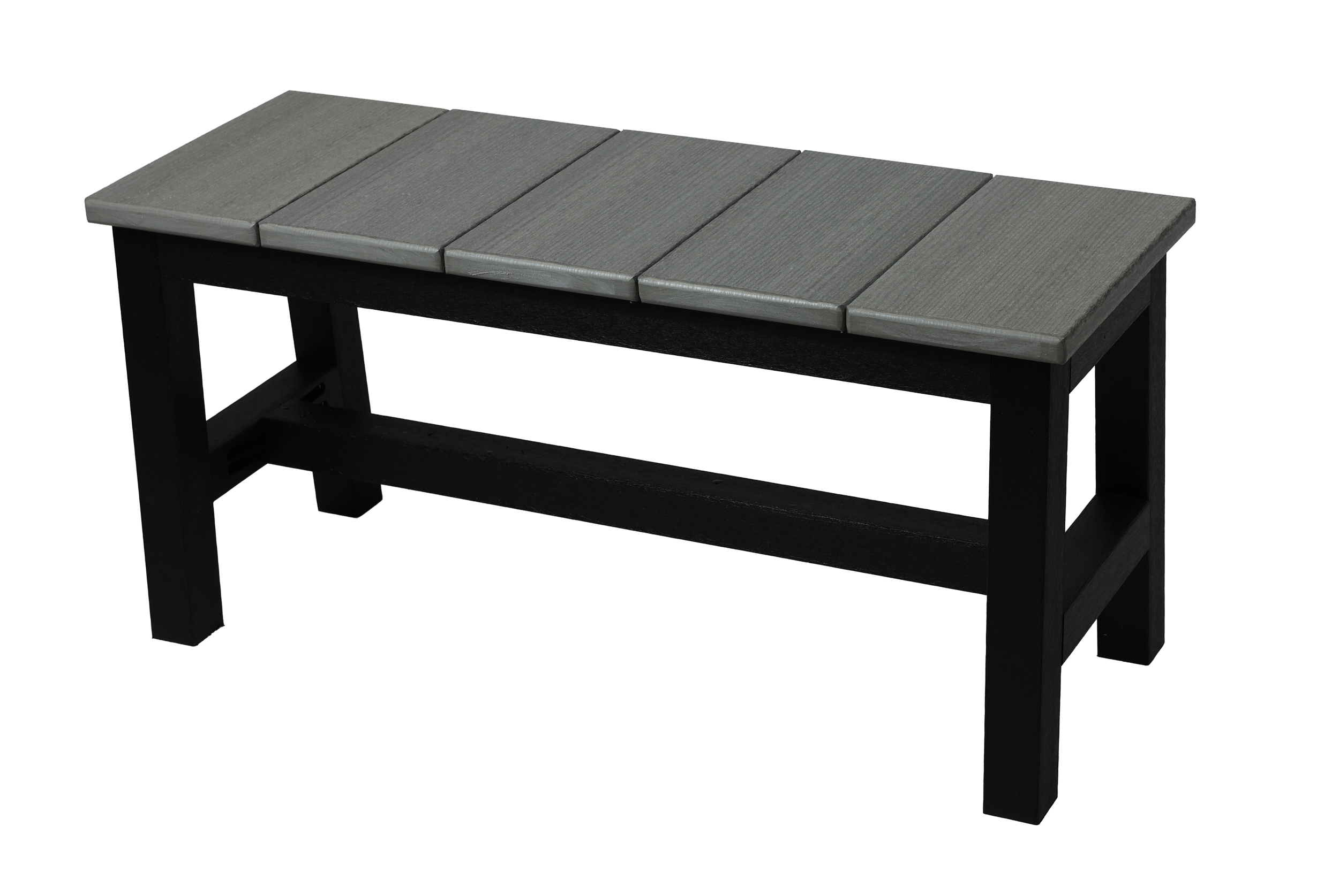 Children’s Bench, KDS-100 (Driftwood Grey/Black). 27.5”L x 10”W x 13.25”H