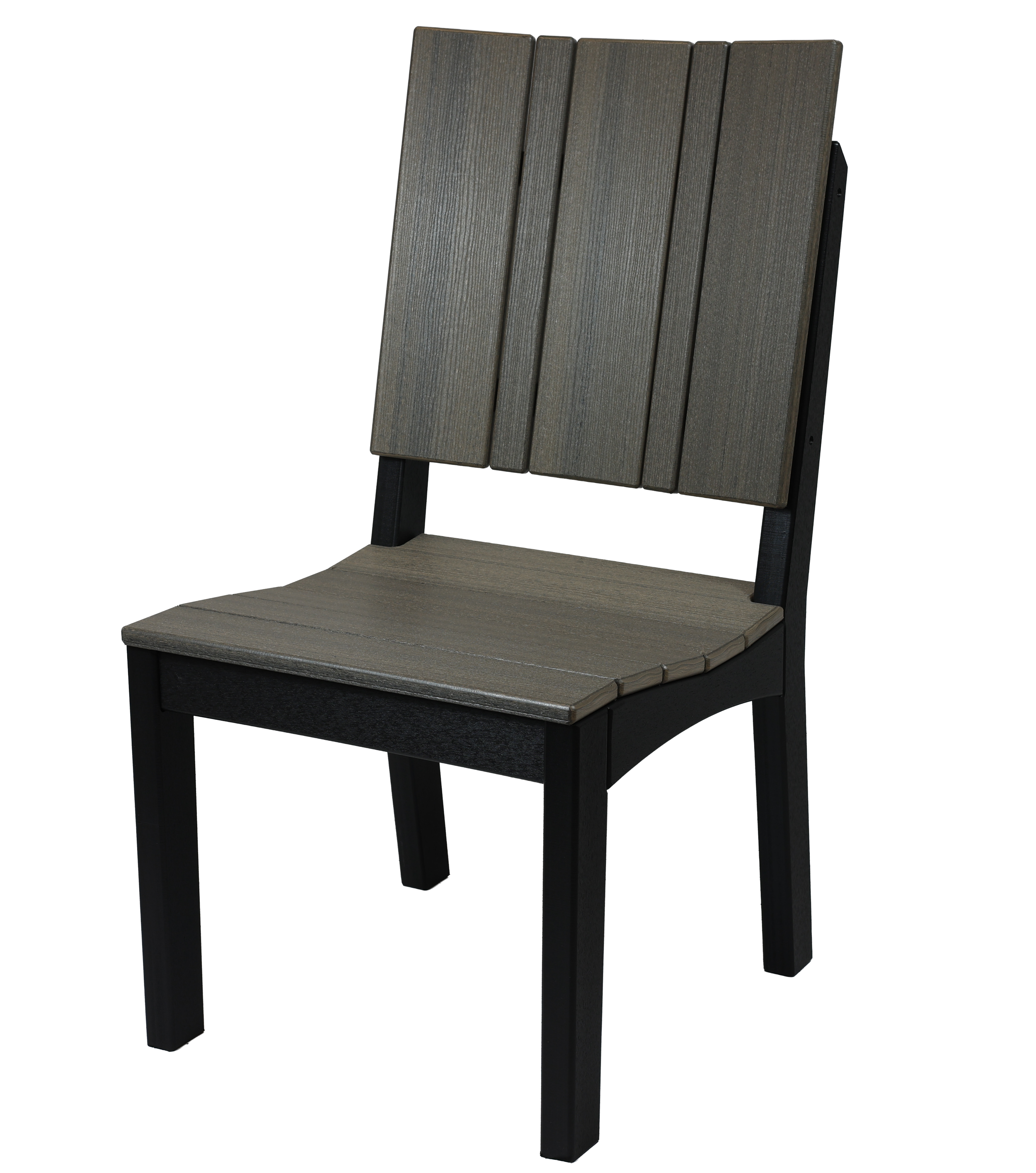 Newport Mission Dining Chair, NM-110 (Coastal Gray/Black). 20.5”W x 20.5” x 40”H, 18.25” Seat H