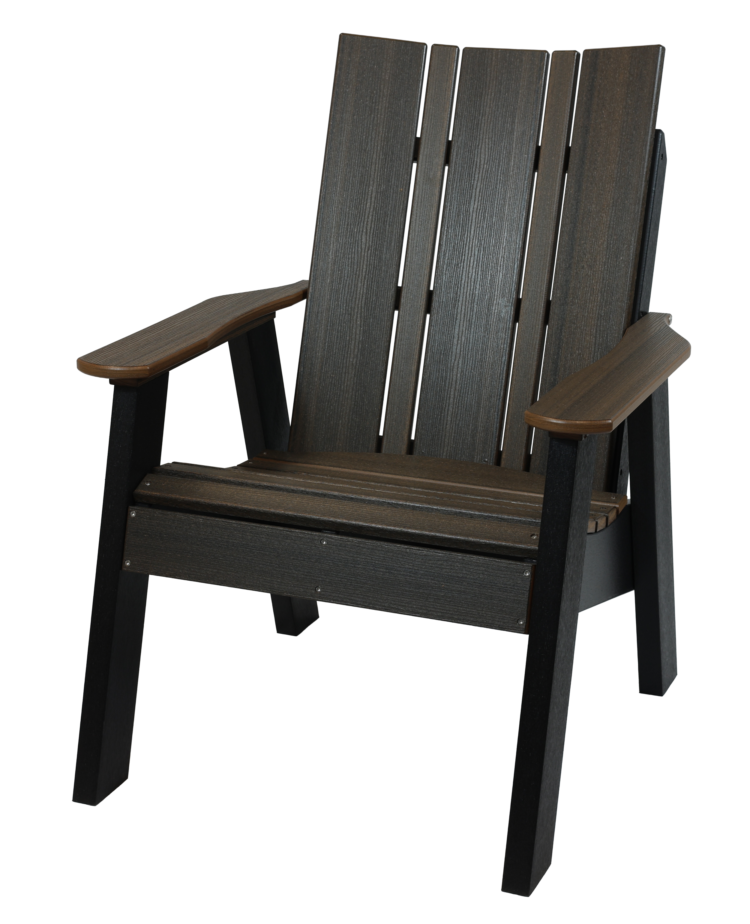 Newport Leisure Chair XL, N-111 (Brazilian Walnut/Black). 30”W x 31”D x 36”H, 16.5” Seat H