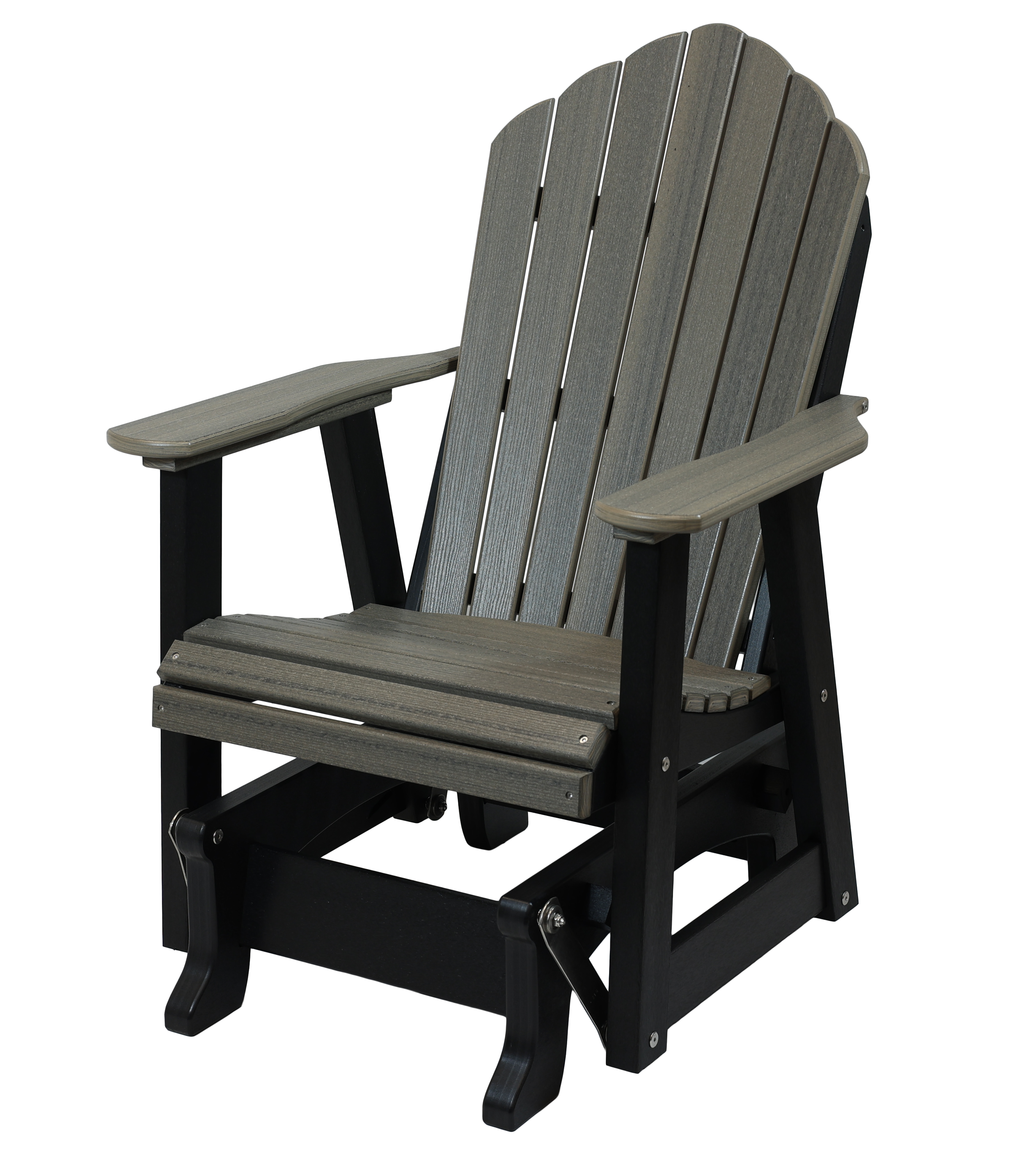 Columbia Glider, C-150 (Coastal Grey/Black). 28”W x 31”D x 42”H, 16.5” Seat H