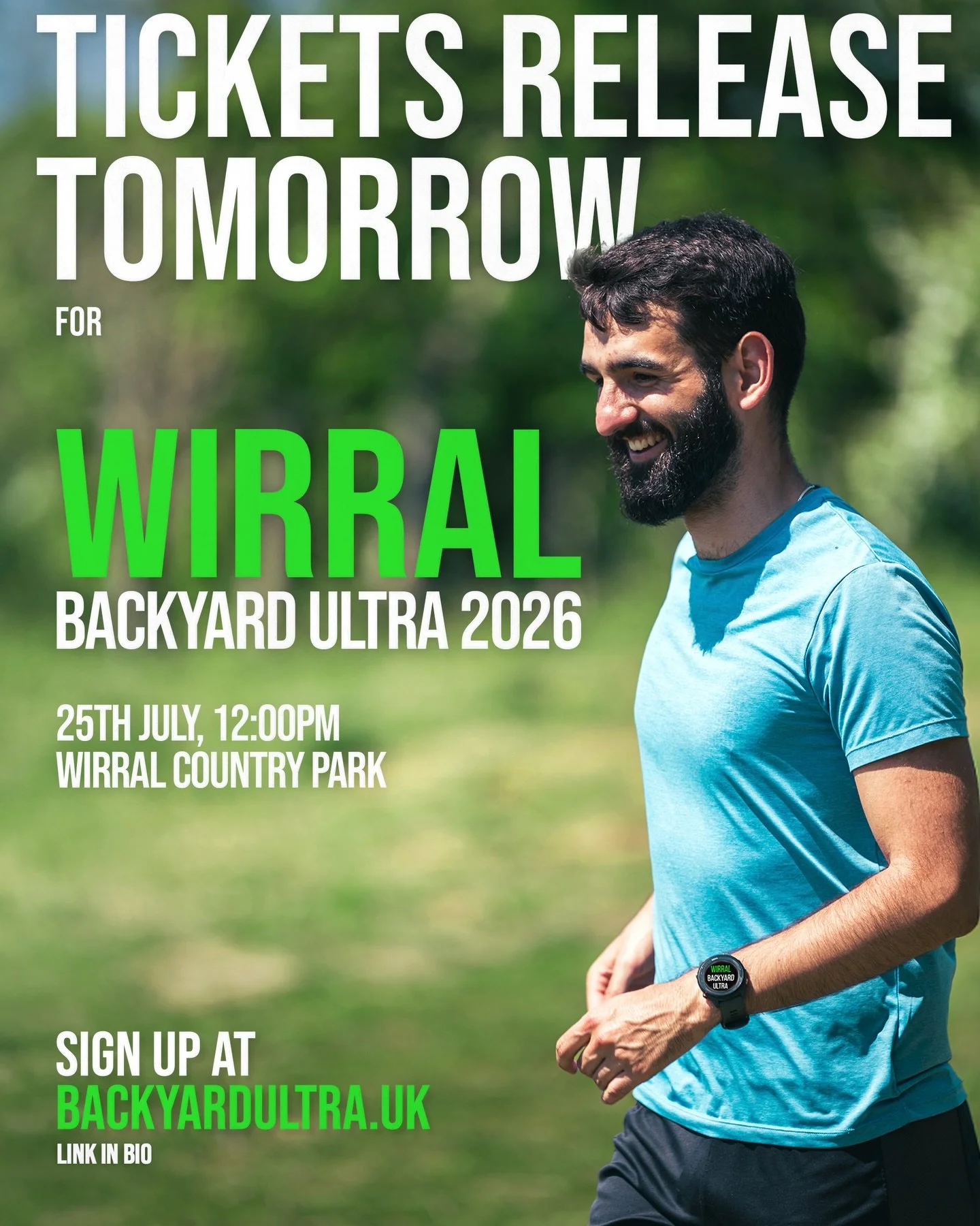 🚨 A brand new Backyard Ultra is launching tomorrow&hellip;

🌿 Wirral Backyard Ultra lands on Saturday 25th July 2026 at the stunning Wirral Country Park, just around the corner from Liverpool, and we couldn&rsquo;t be more excited to bring the Back